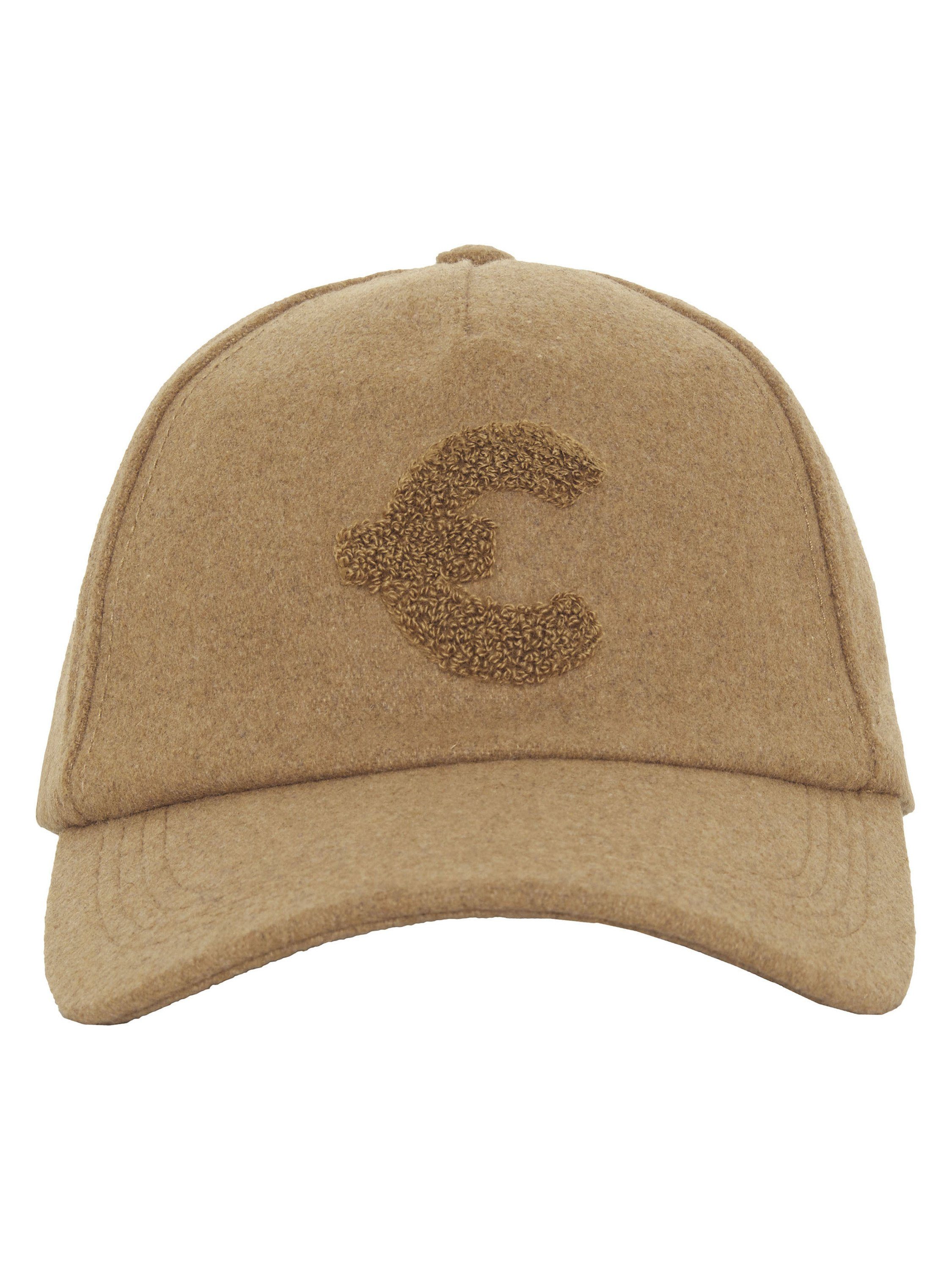 mit Cap Logo-C-Applikation Apple 17-1045 Chiemsee 1 Basecap Snapback Cinnamon