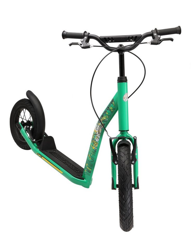 Thumbnail - Star-Scooter Cityroller 16 Zoll, ab 8 Jahre, Kinder City Roller ab 140 cm, Jungen, Mädchen, Höhenverstellbar, Seitenstän...