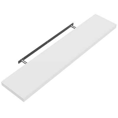 Casaria Wandboard, mit Halterung 50-110cm Schwebend 15kg Tragkraft Küche Wohnzimmer Büro