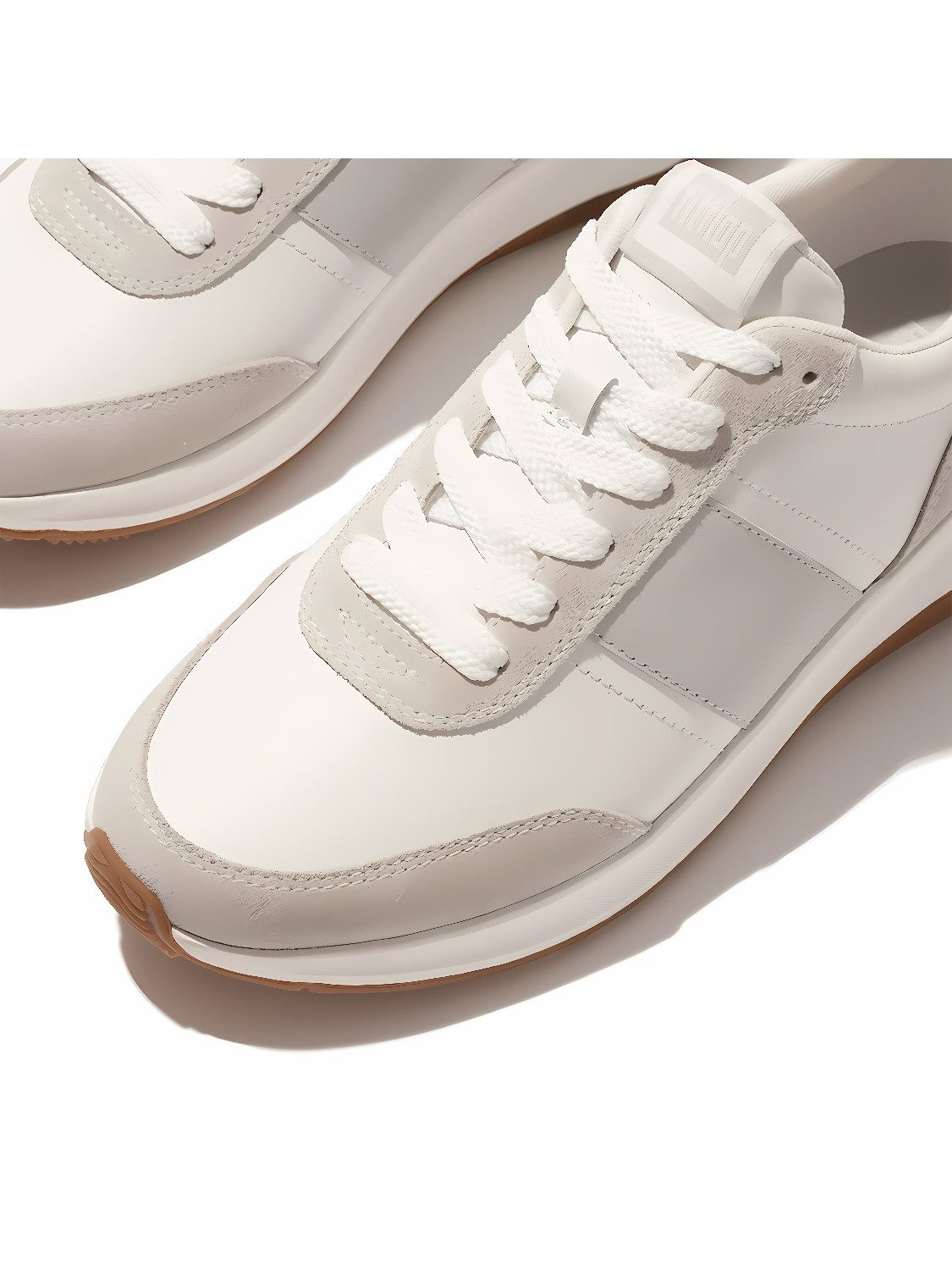 Fitflop F-Mode Flow Sneaker - Leather Sneaker