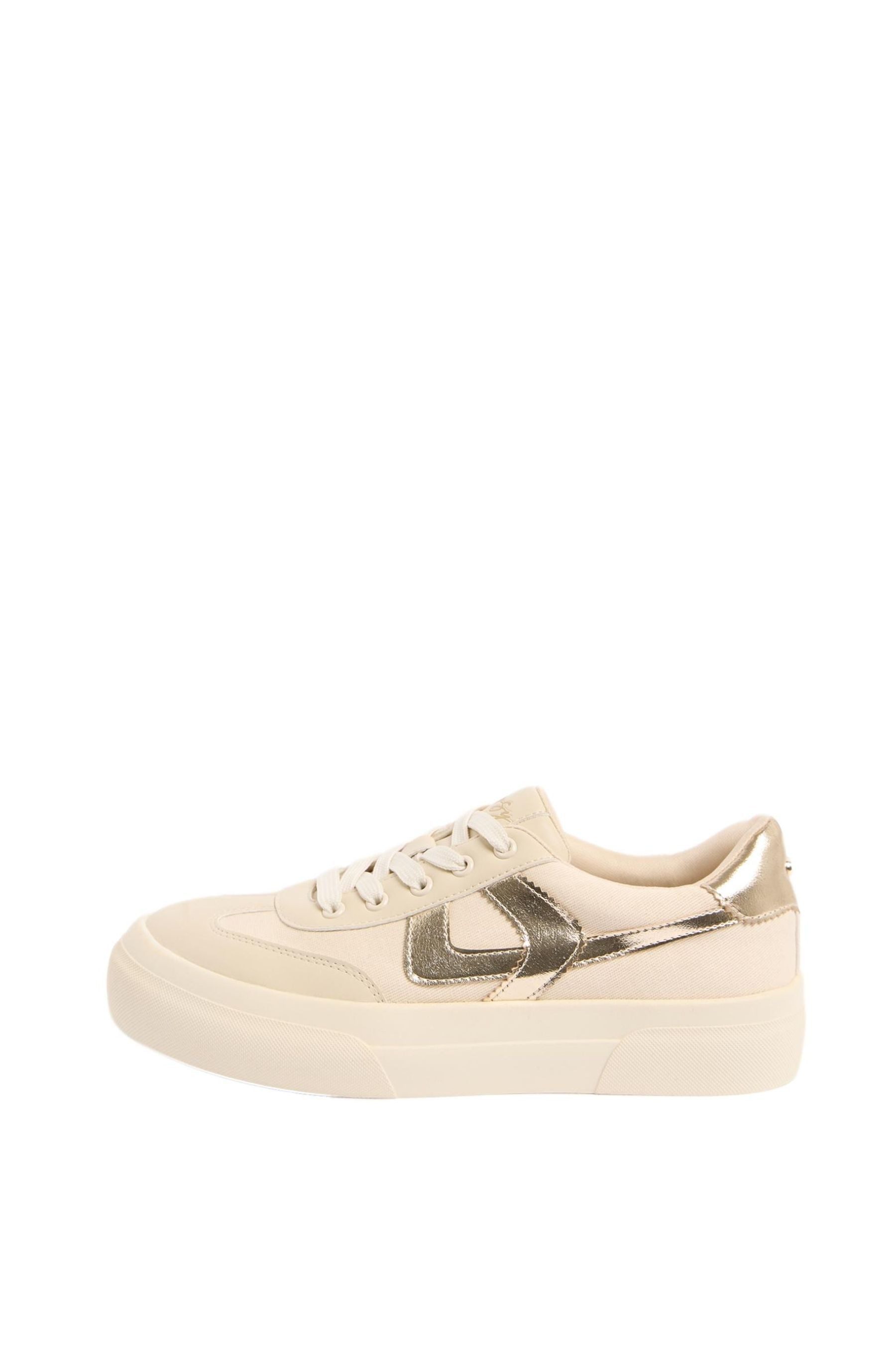 Lipsy klobige, sportliche Schnürsneaker aus Canvas Sneaker