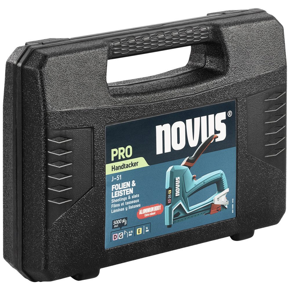 NOVUS Nagler Novus Tools J-51 Set 030-0470 Handtacker Klammerntyp Typ 53F Klammern