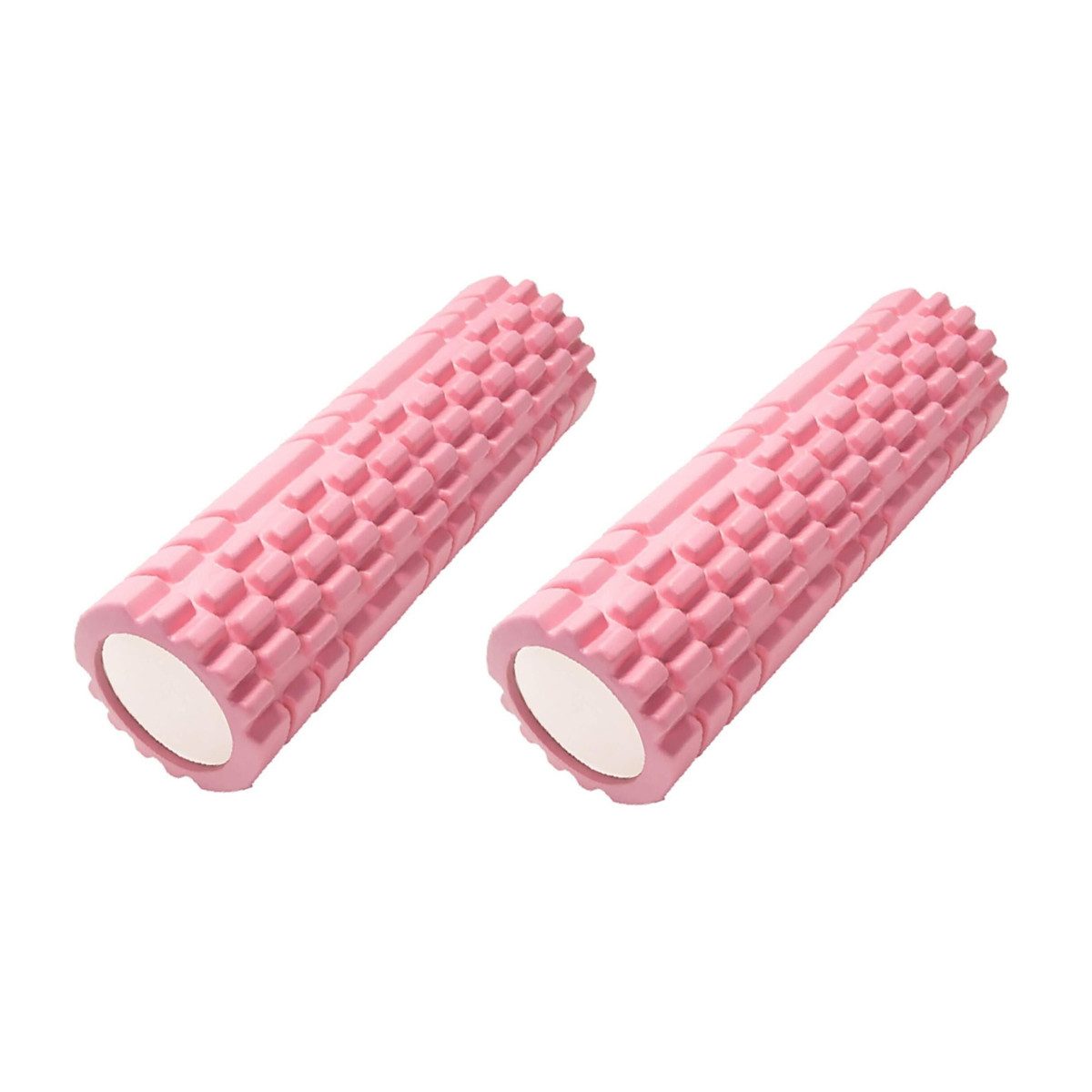 Yogakissen Pilates Rolle Yoga Säule Rosa Faszienrolle Schaumstoff Sport Massage