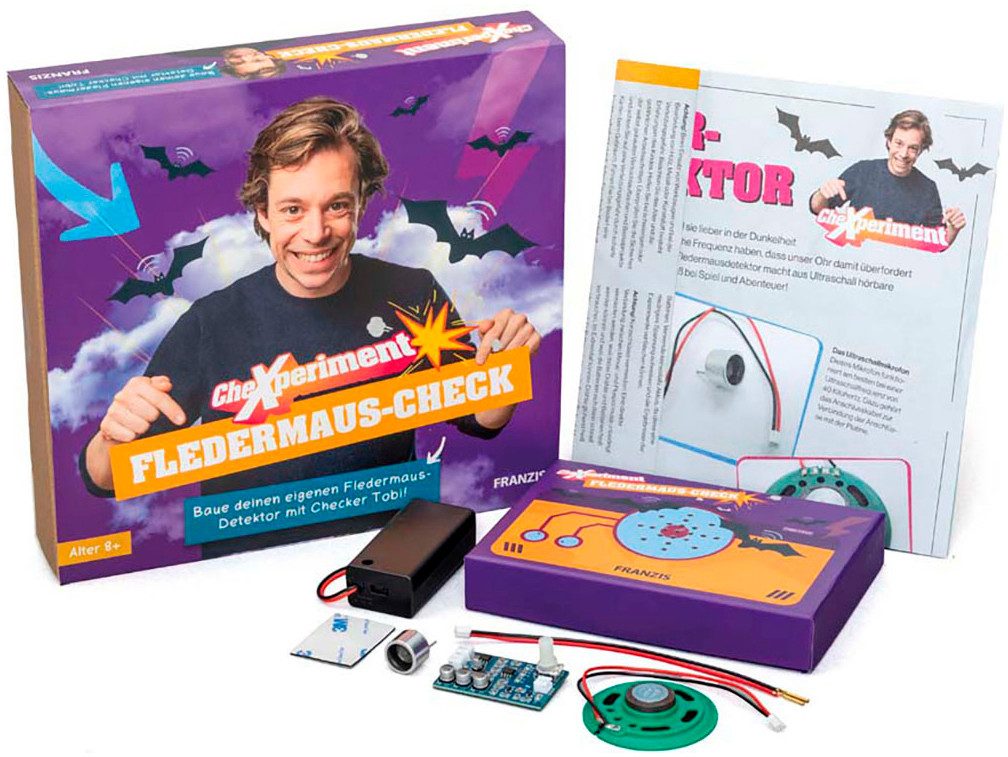 Experimentierkasten Franzis: Checker Tobi CheXperiment Fledermaus-Check