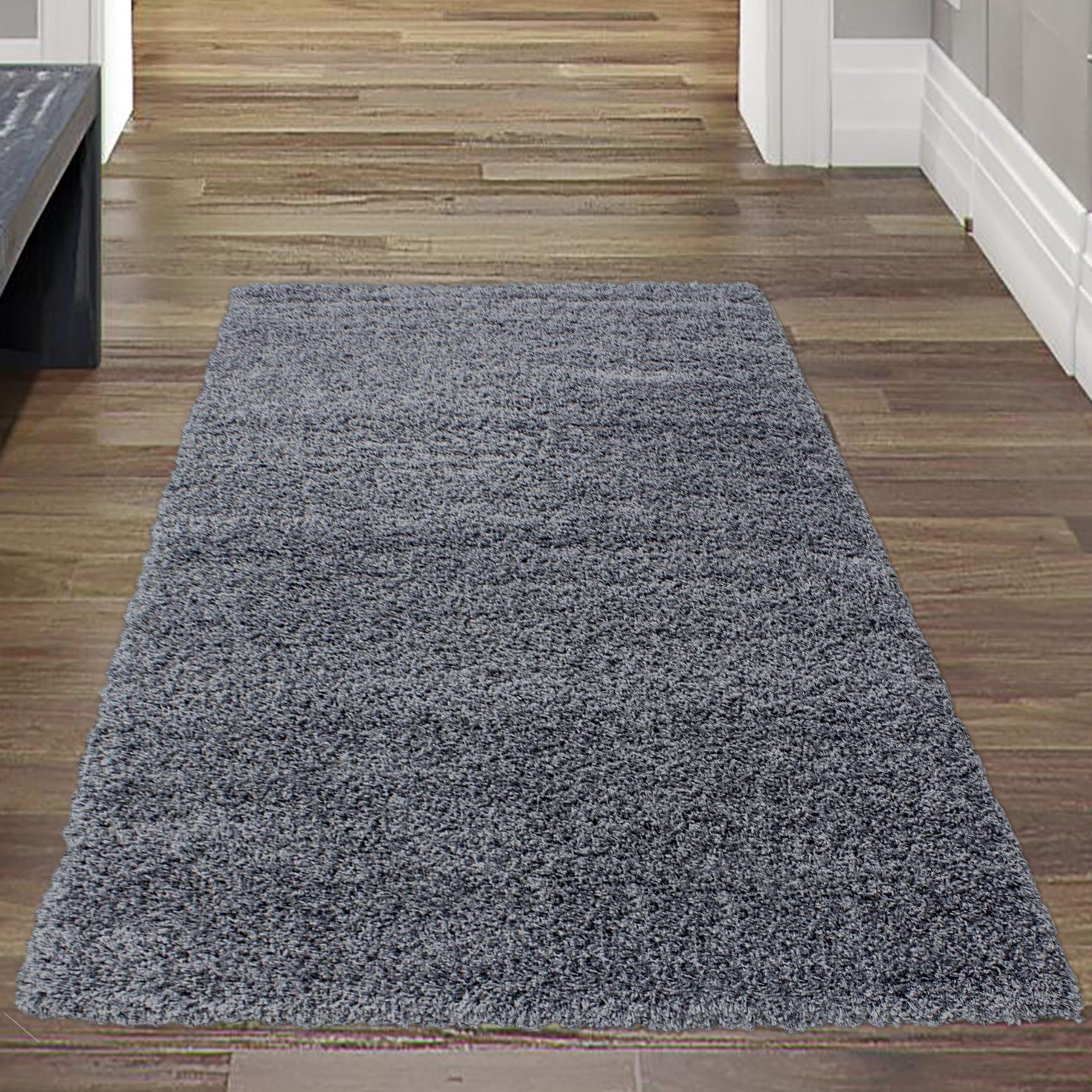 Teppich Flauschiger Shaggy Teppich in anthrazit, Teppich-Traum, rechteckig,  Höhe: 33 mm