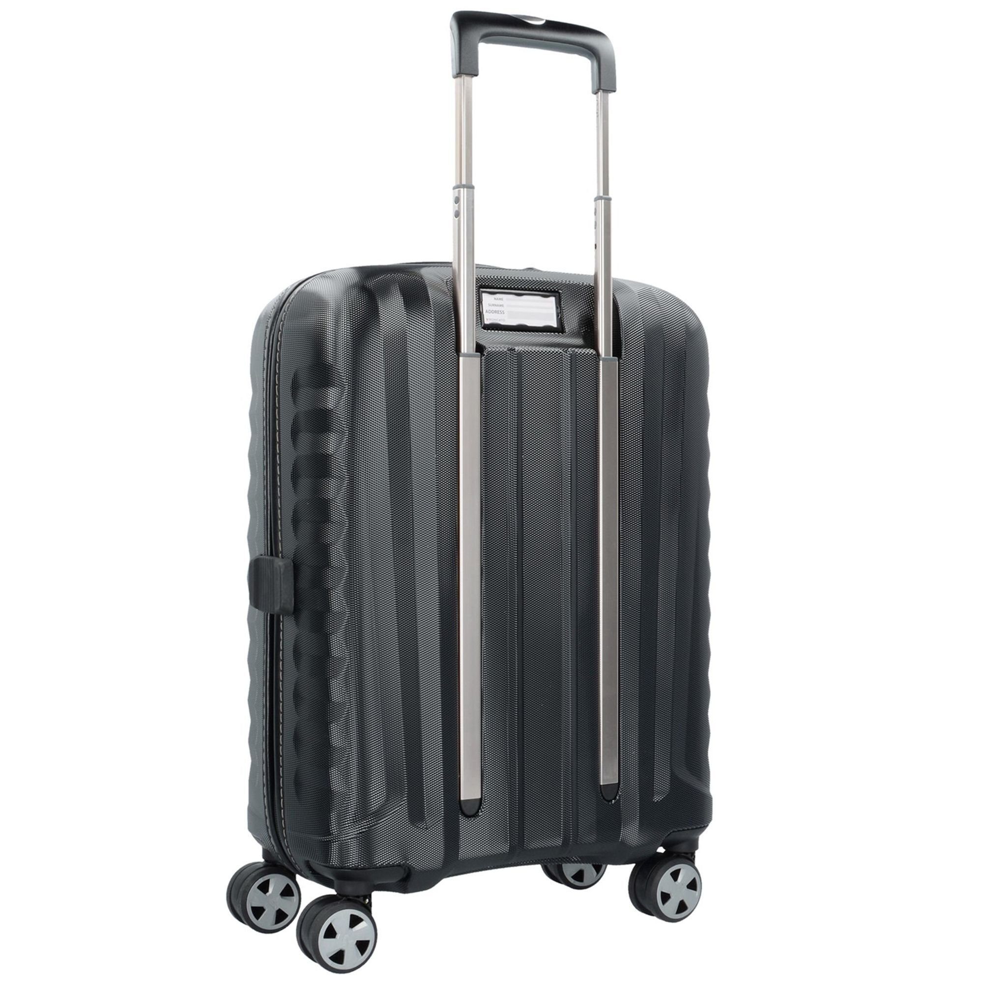 RONCATO Handgepäck-Trolley, 4 nero Rollen, nero Polycarbonat