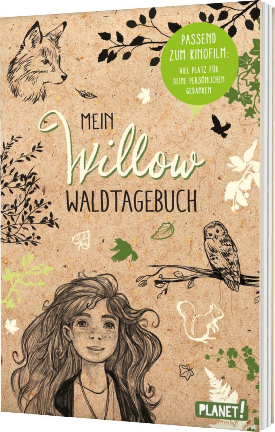Ein Mädchen namens Willow: Mein Willow-Waldtagebuch / Sabine Bohlmann, Hübsches Notizbuch für Willow- und Wald-Fans