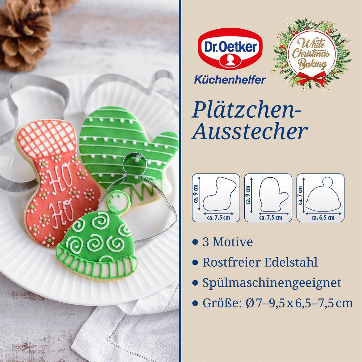 Ausstechform Ausstecher Winter-Outfit