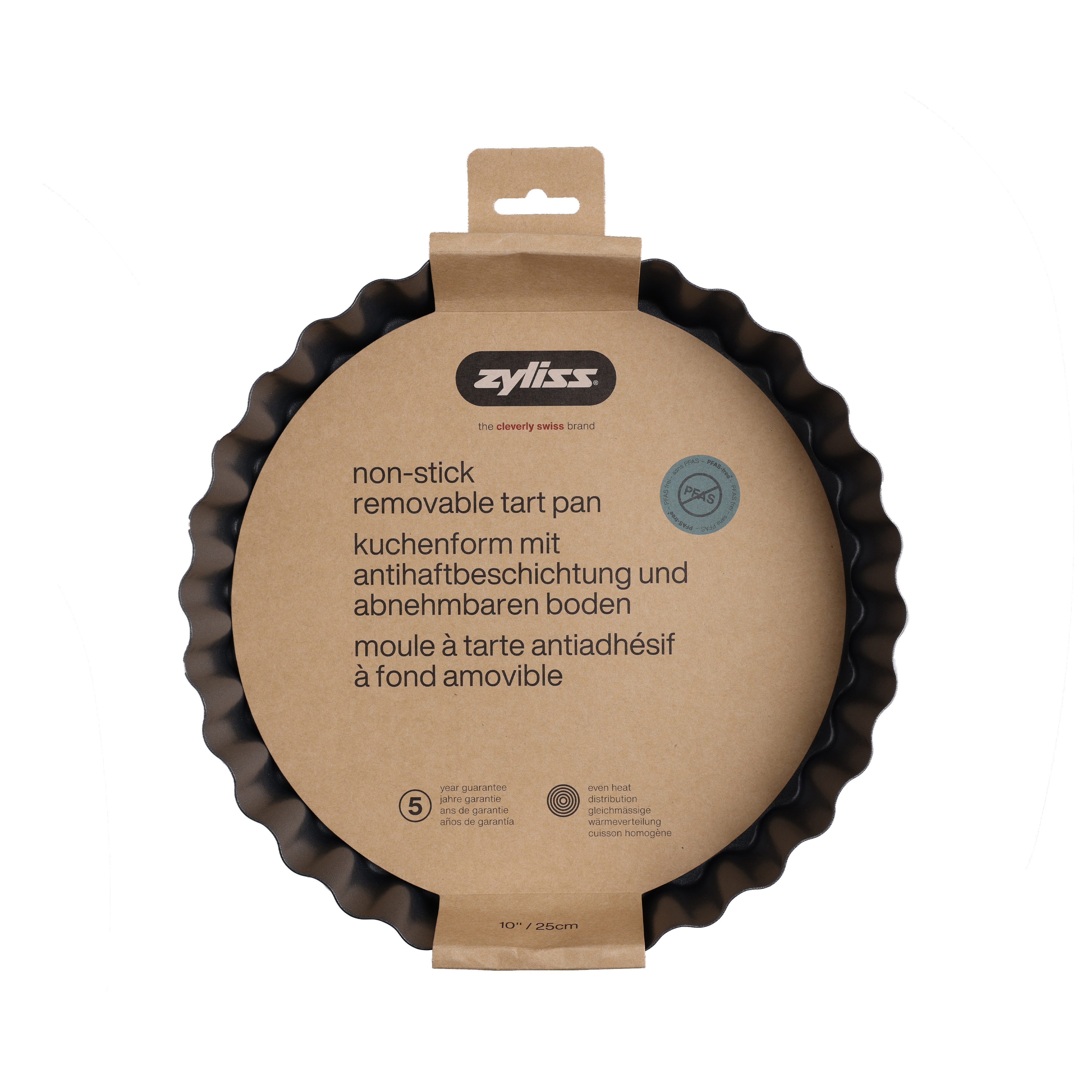 zyliss Tarteform Antihaft, mit herausnehmbarem Hebeboden