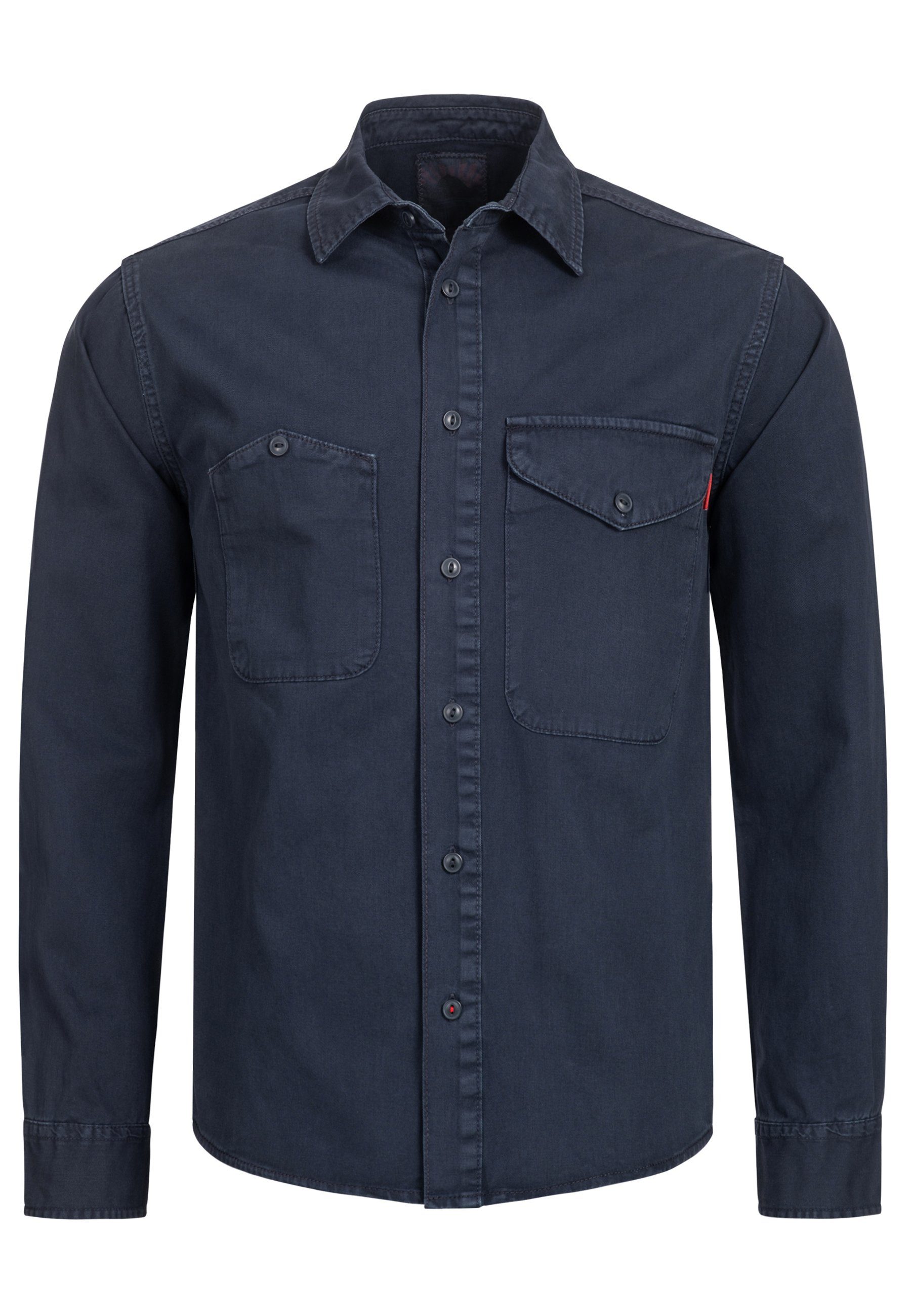 Indicode Langarmhemd Herren Giuseppe Herrenhemd Langarm