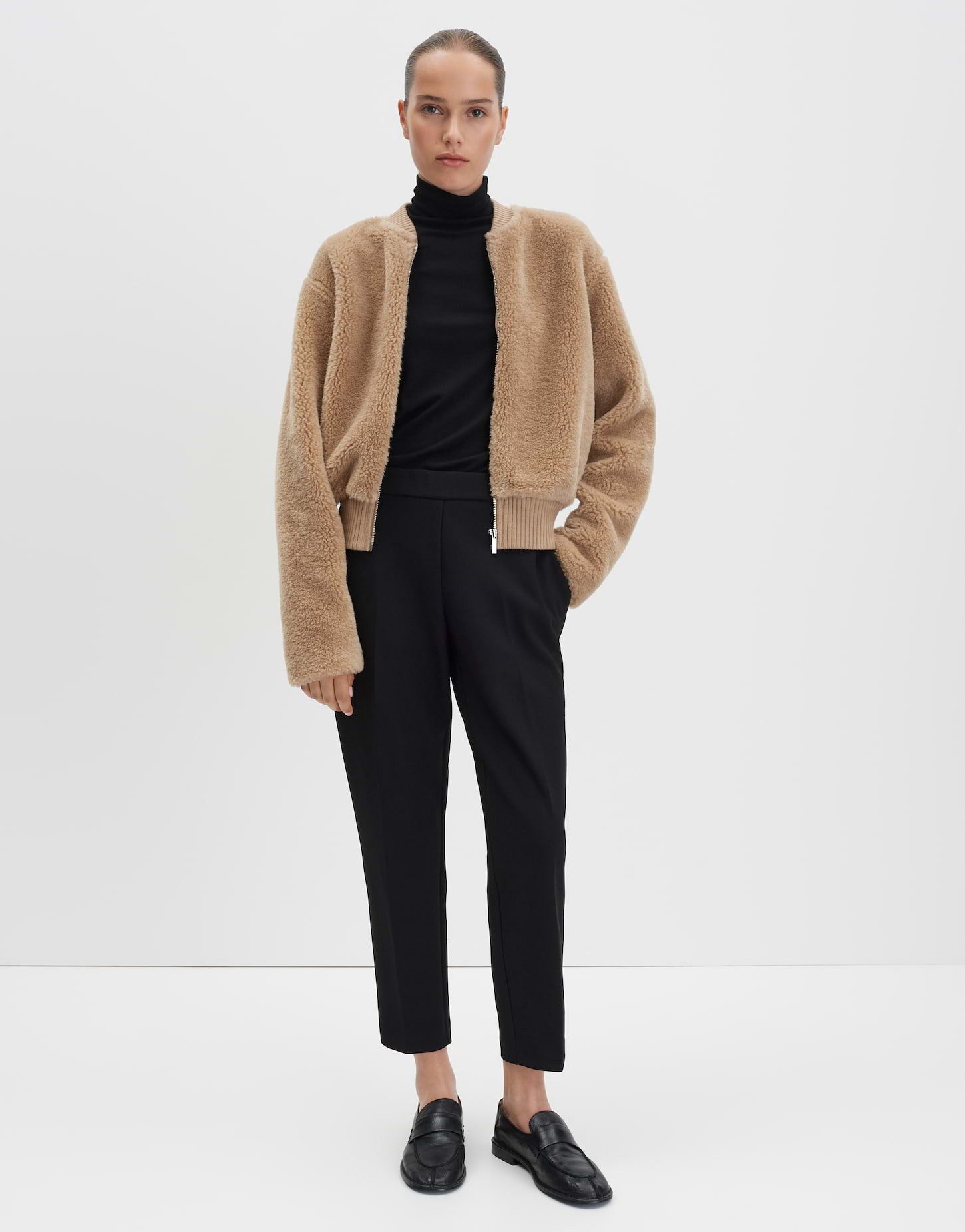 someday Blouson UFURRY Regular mit Teddyfell Blousonjacke mit Teddyfell und Reißverschluss