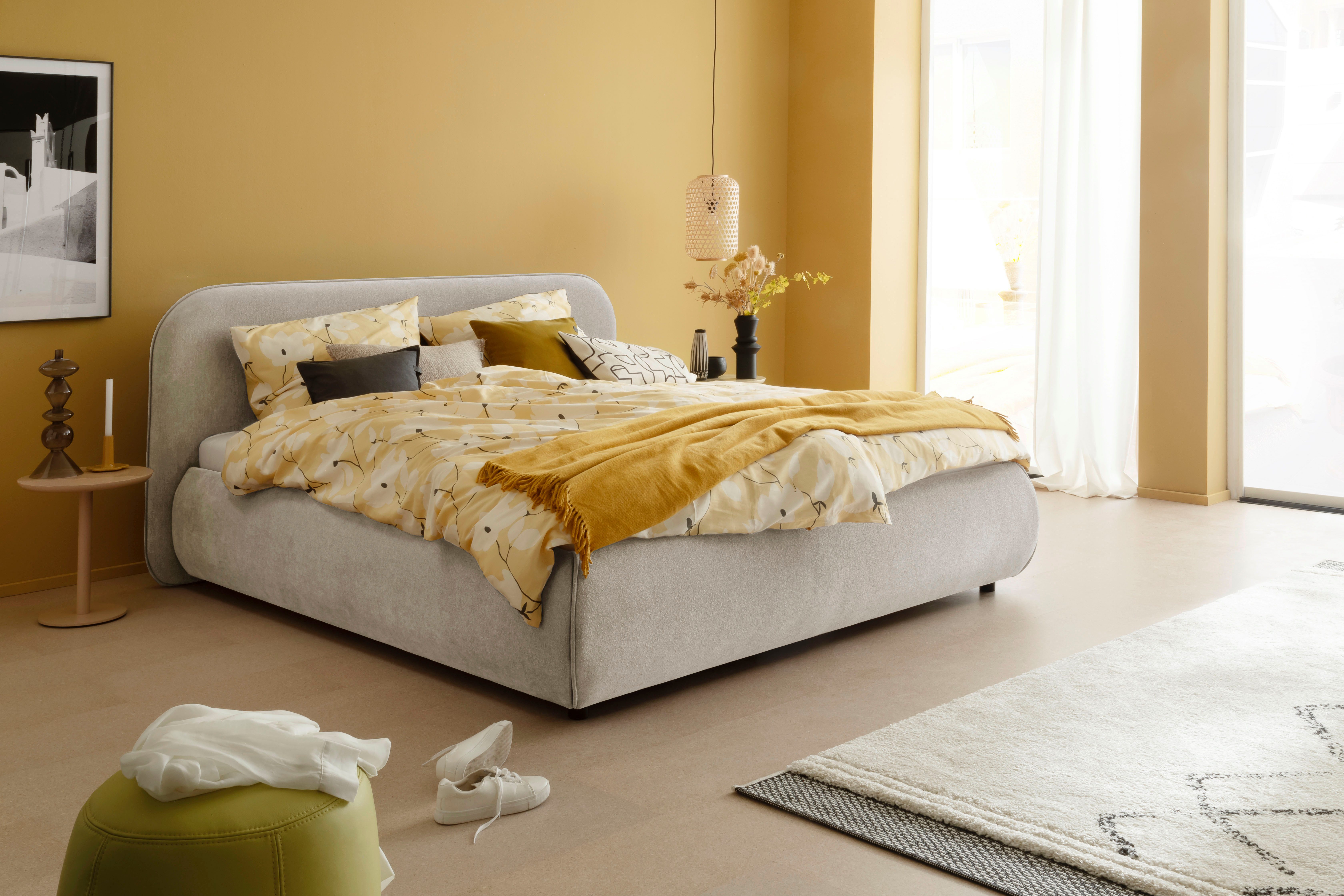 SCHÖNER WOHNEN-Kollektion Polsterbett LISSABON wahlweise mit Bettkasten, erhältlich in der Розмір 180x200cm, in verschiedenen Farben erhähltlich