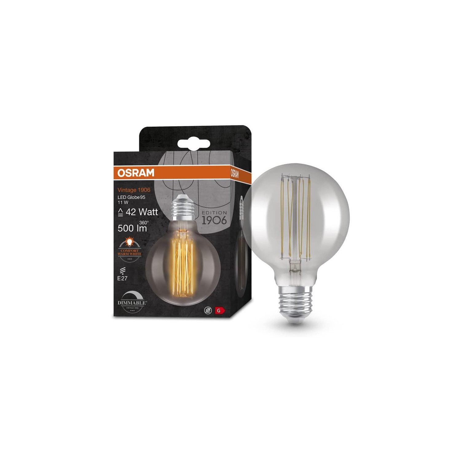 LED-Leuchtmittel Lamps Vintage E27 Sockel 1906 LED-Lampe