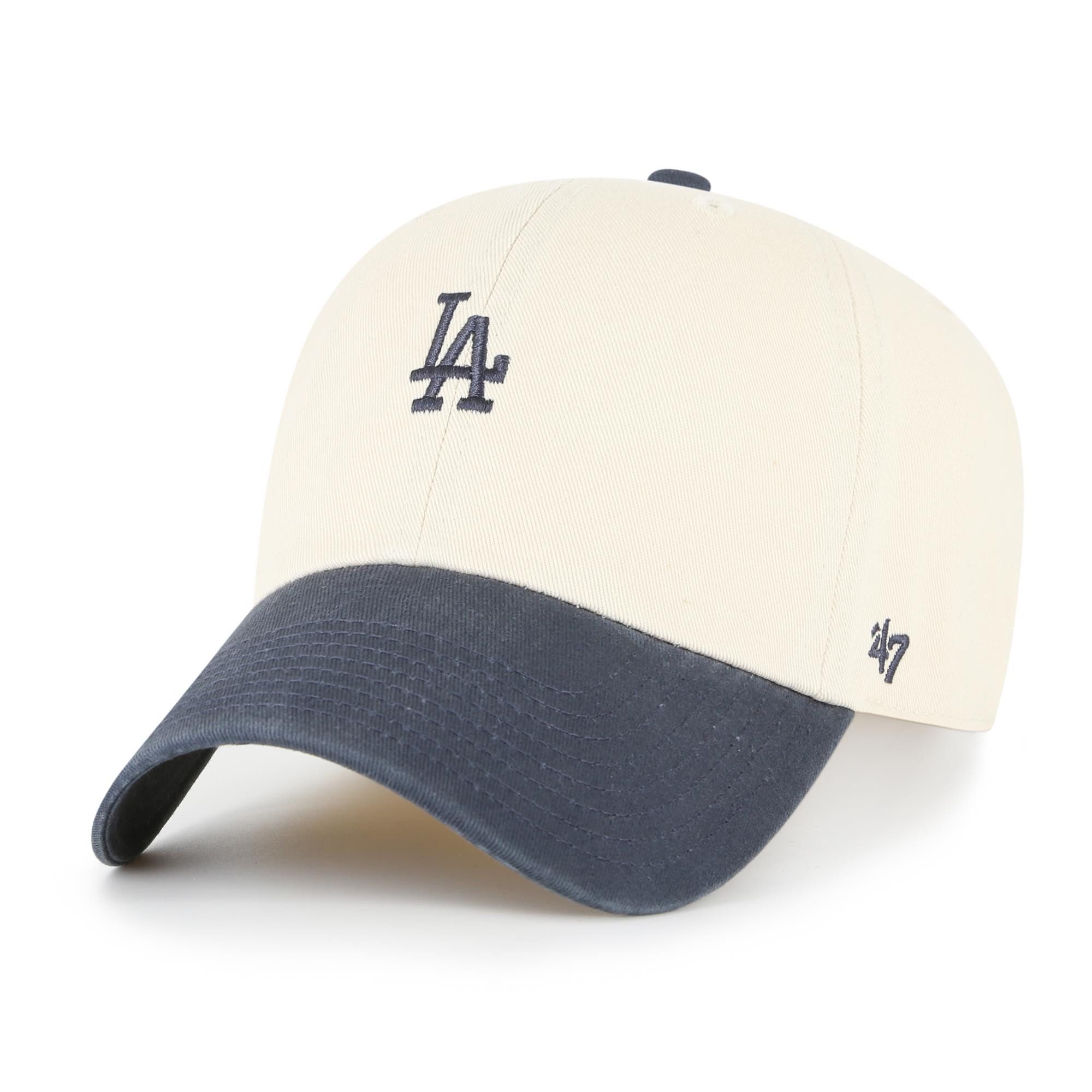 Baseball Cap '47 Brand Cap MLB LA Dodgers Base Runner TT '47 CLEAN UP Natural (NTA)