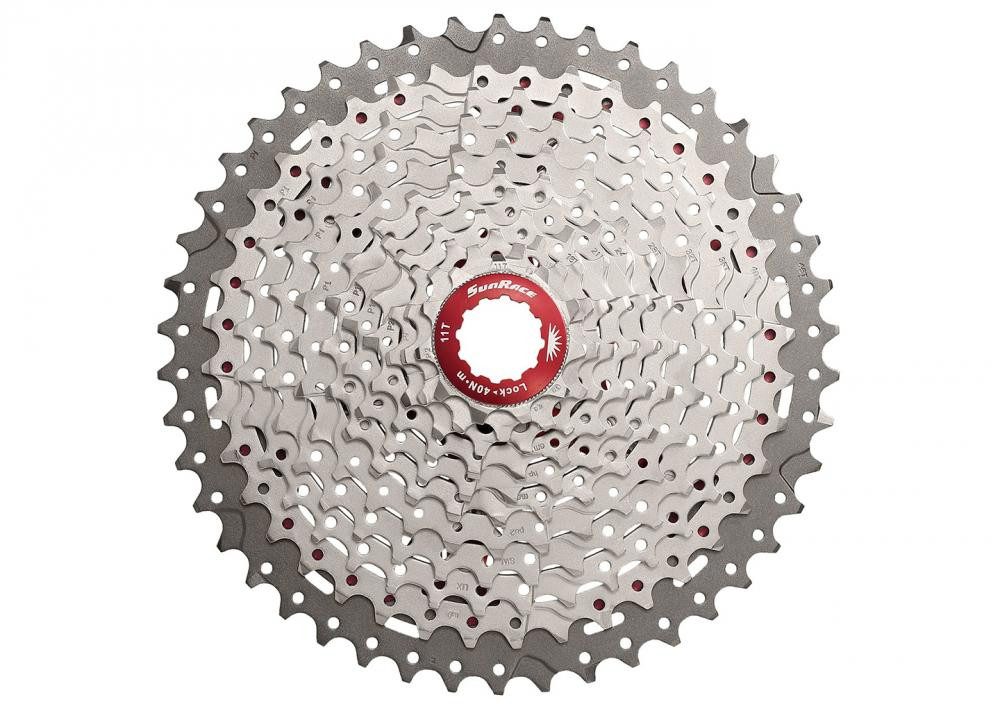 Zahnkranz SunRace Kassette CSMX8 EAY 11-fach Fluid Drive Plus 11-42 Zähne 11-13-