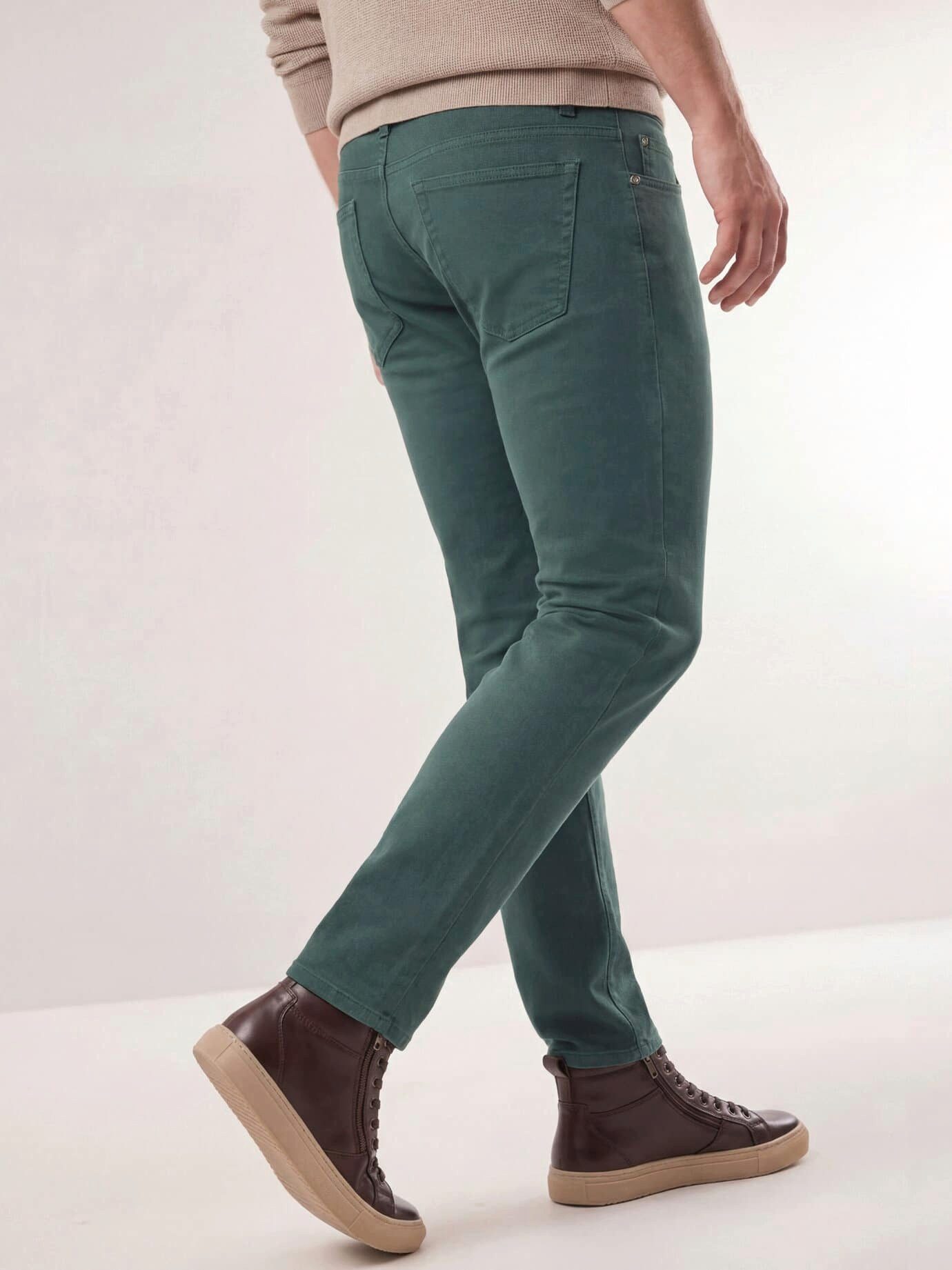 Walbusch 5-Pocket-Hose Herren Wärmende Five Pocket Regular fit, wärmend – Bild 3 von 4