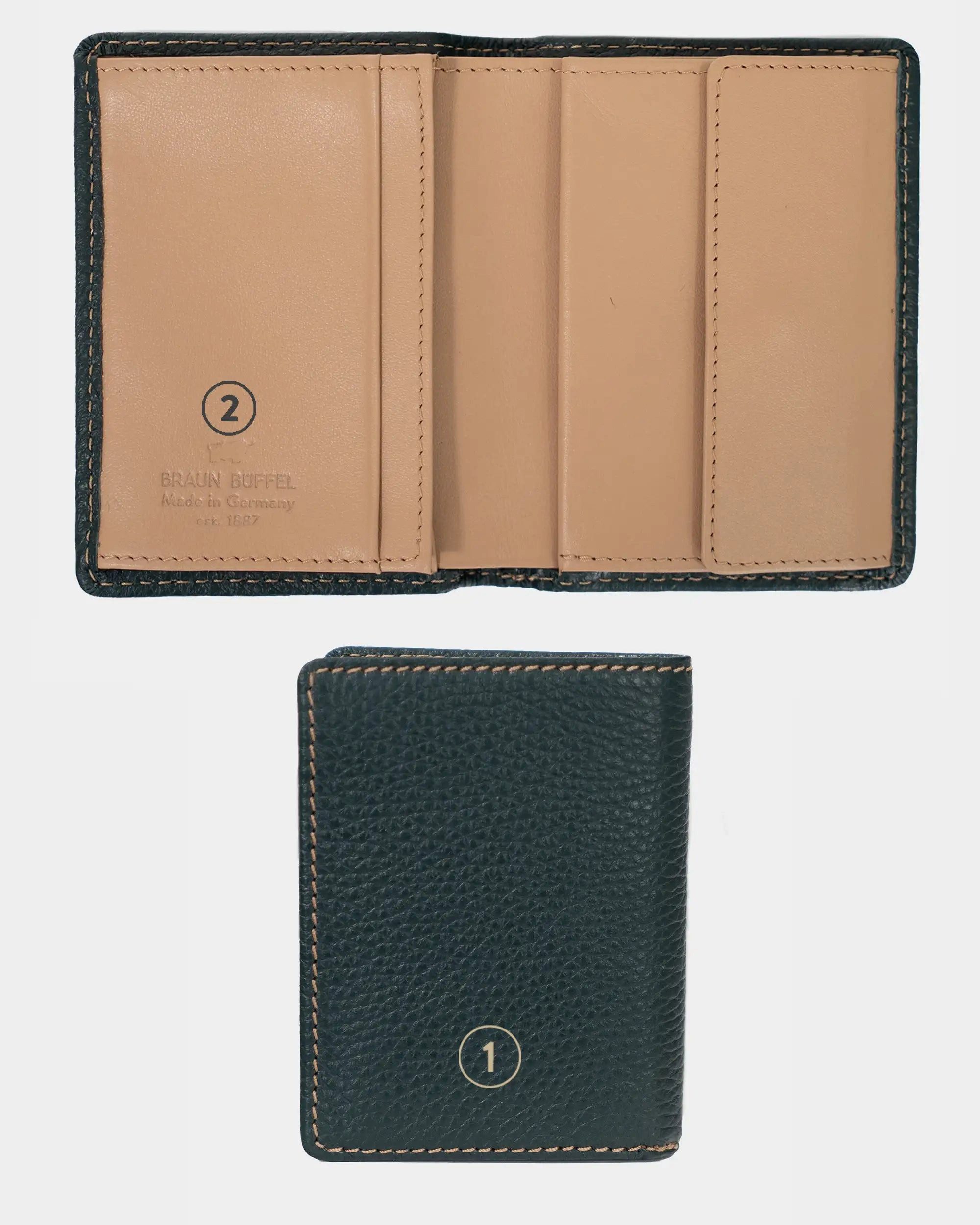 Braun Büffel Mini Geldbörse TONI Geldbörse S grün