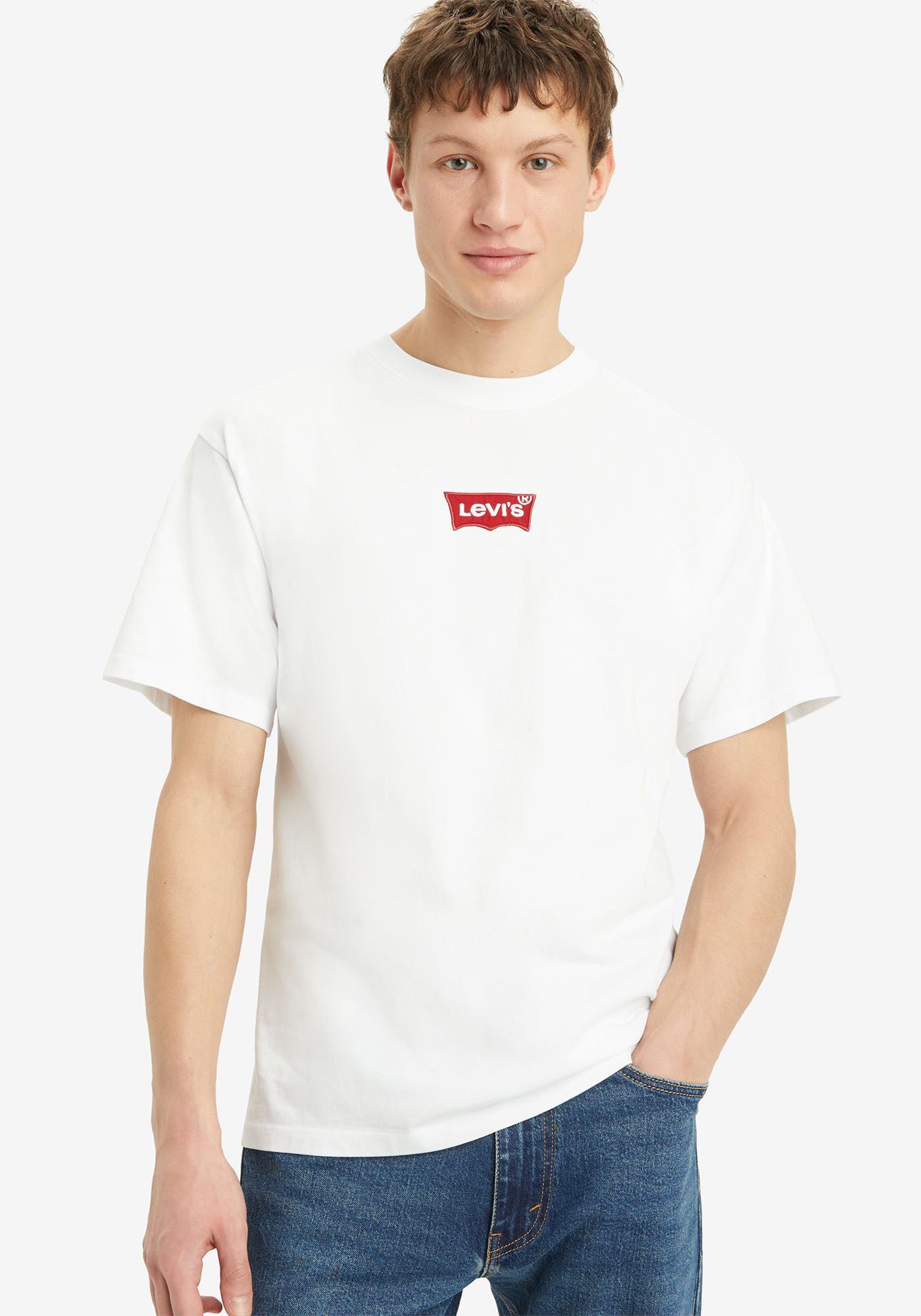Levi's® T-Shirt SEVINTAGE mit Logo-Aufnäher auf der Brust