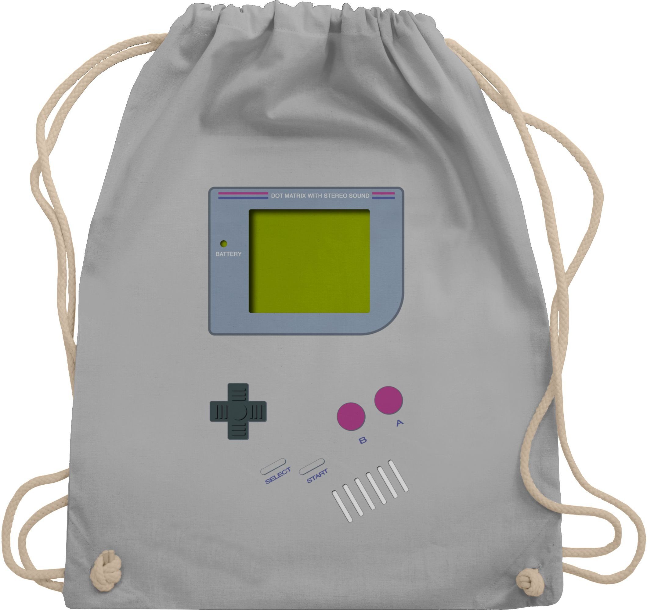 Shirtracer Turnbeutel Gameboy, Nerds I 90s I 90iger I Fastnacht I Fasnacht I Fasnet, Karneval & Fasching