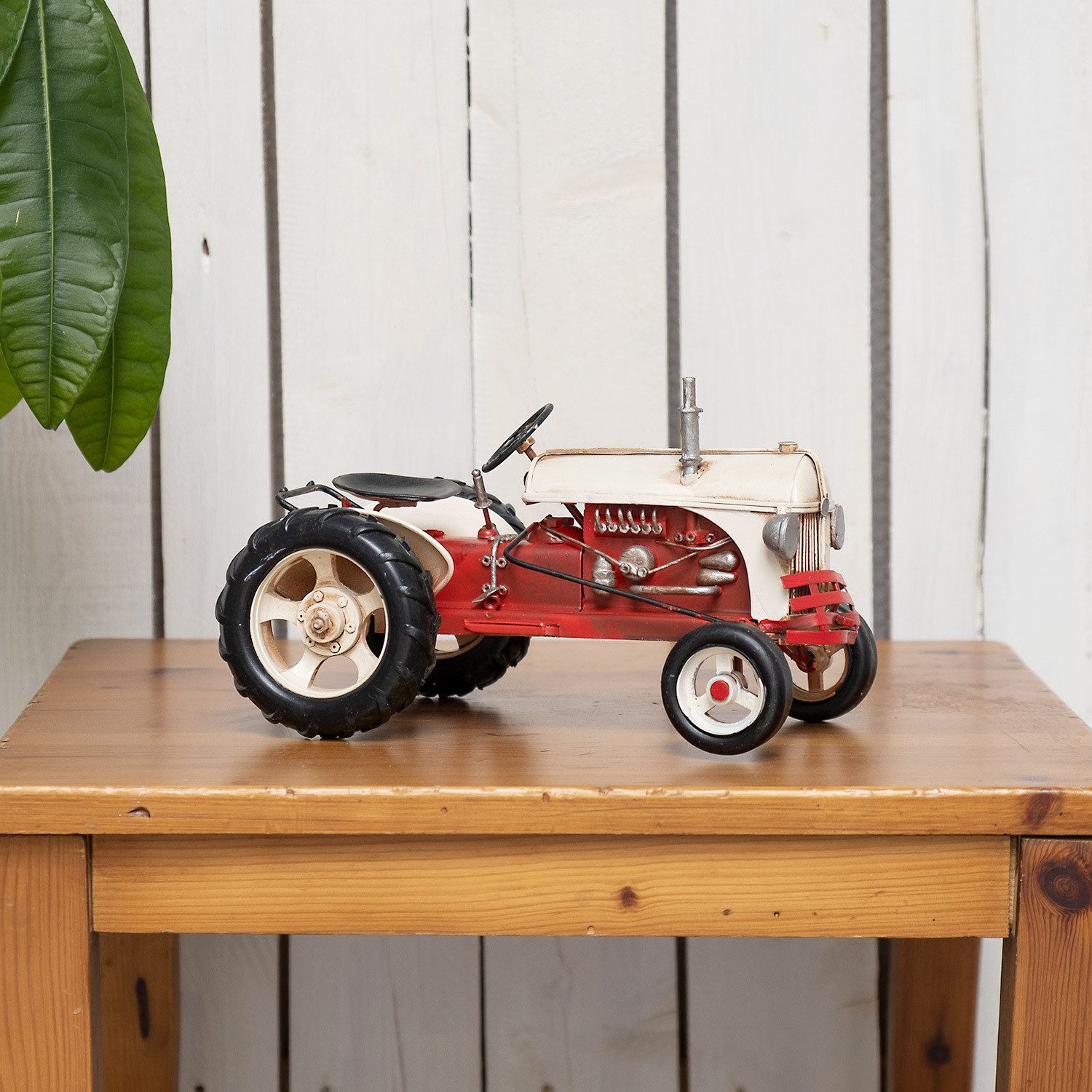 Moritz Dekofigur Blech Tracktor rot / günstig online kaufen