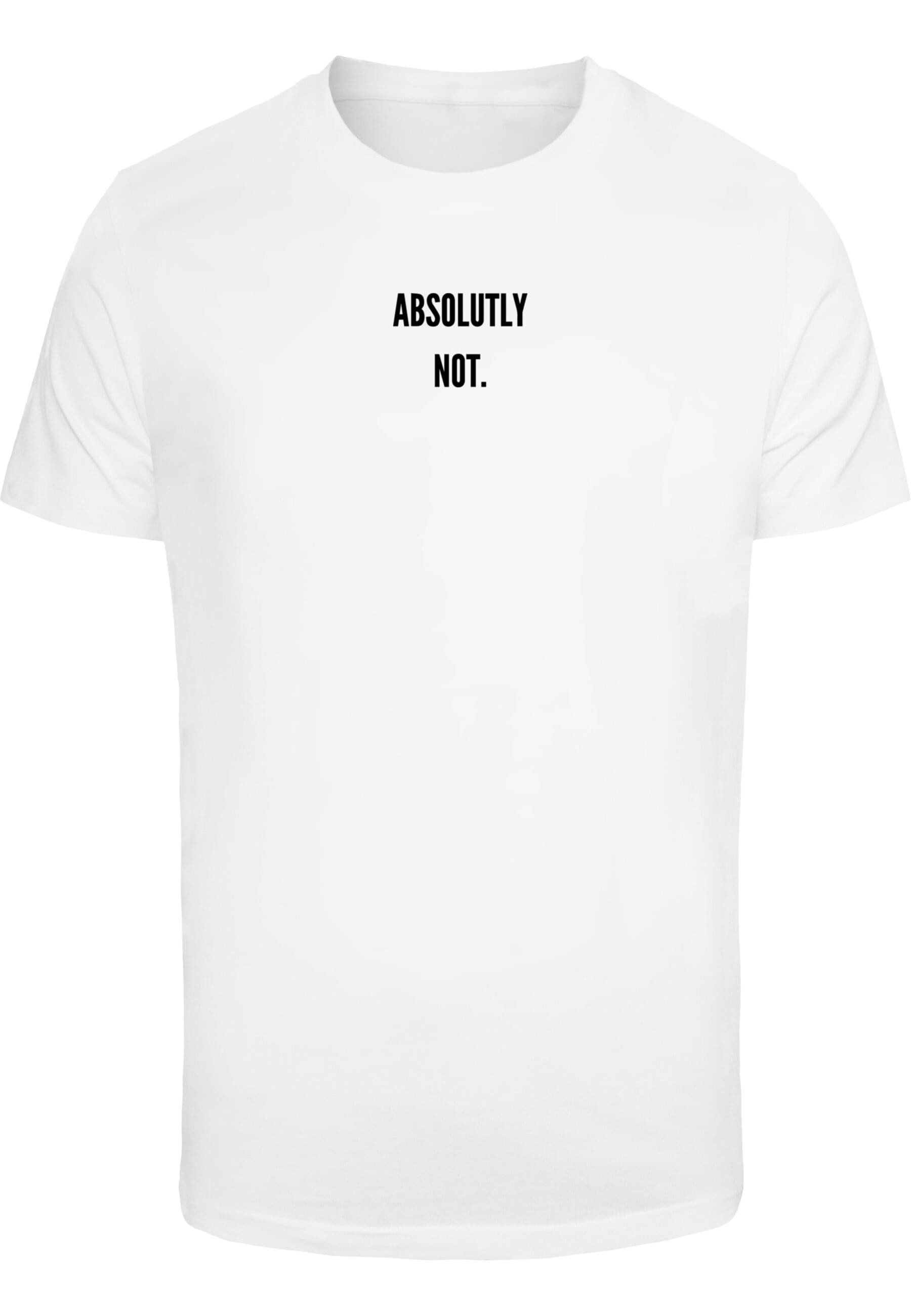 MisterTee T-Shirt MisterTee Herren Absolutely Not günstig online kaufen