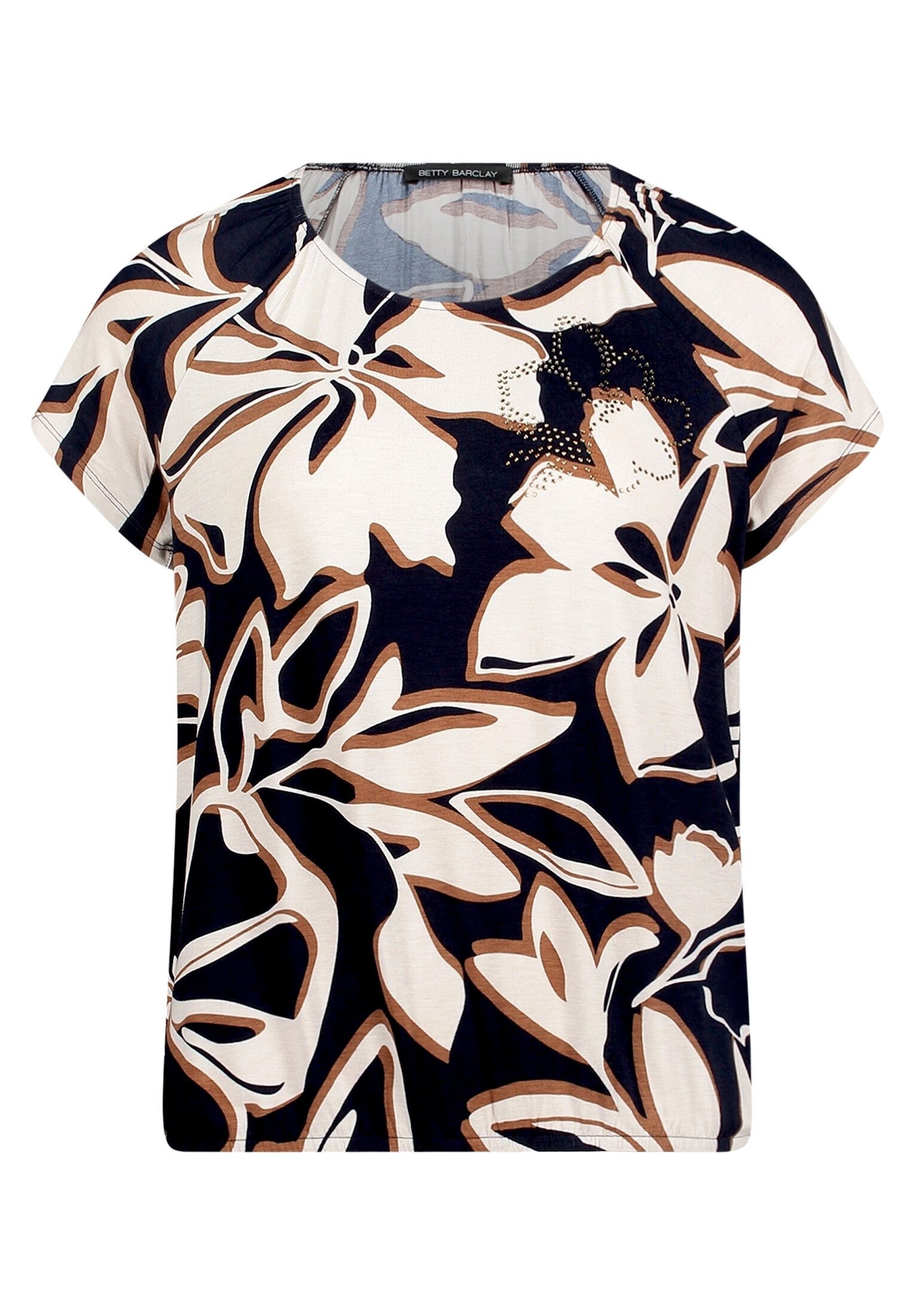 Betty Barclay Kurzarmshirt Damen mit Gummizug (1-tlg)