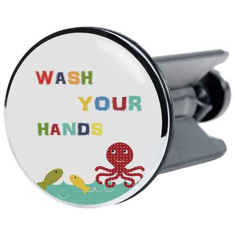 Sanilo Waschbeckenstöpsel Wash Your Hands, Ø 4 cm, Ø 4 cm