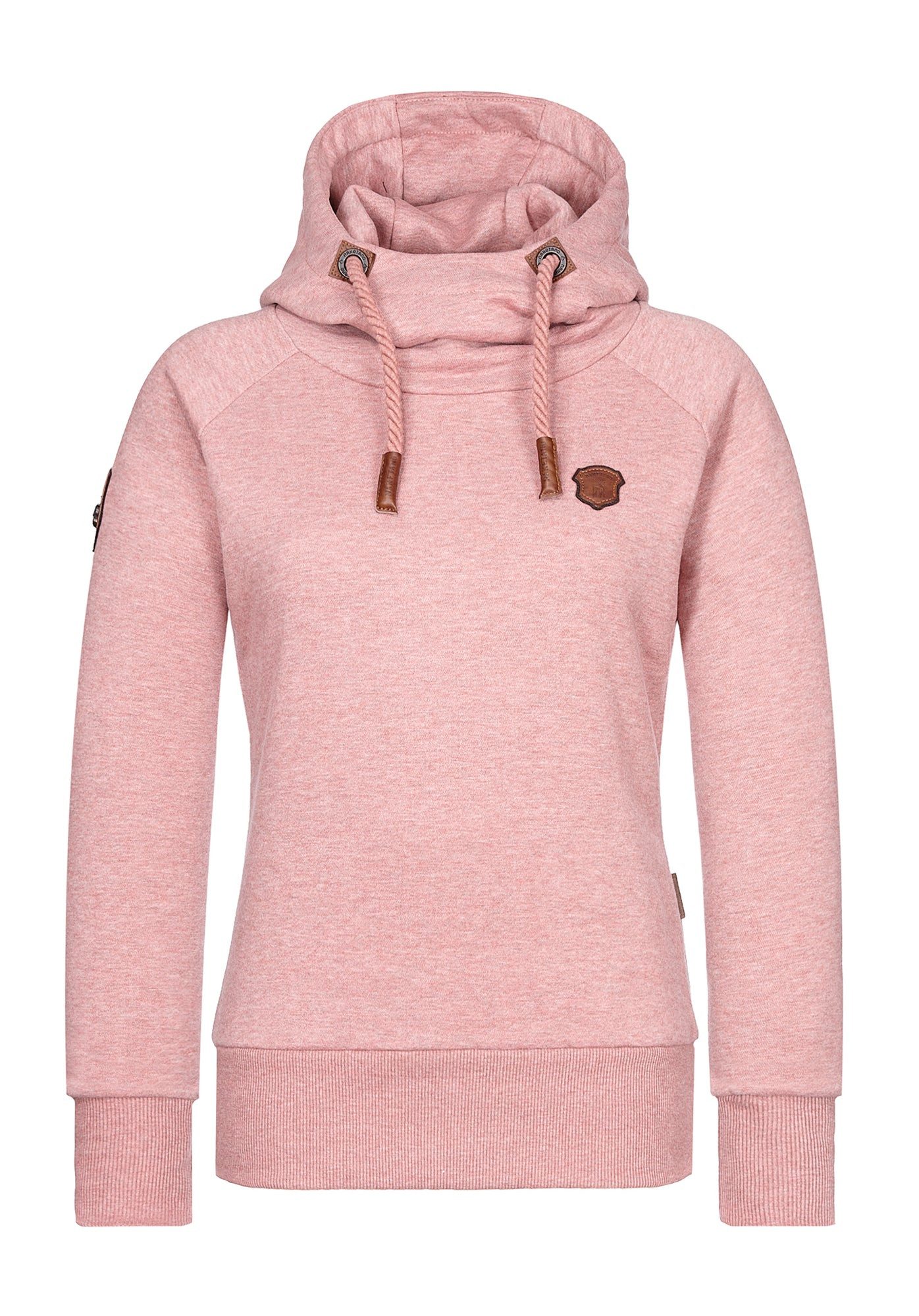 naketano Hoodie Kapuzenpullover Damen Baumwolle, weich, Kapuze, Kängurutasche (Spar-Set, Mandy Spezial) Hoodie, weiche Sweatware, Rippbündchen, Streetwear, Loungewear