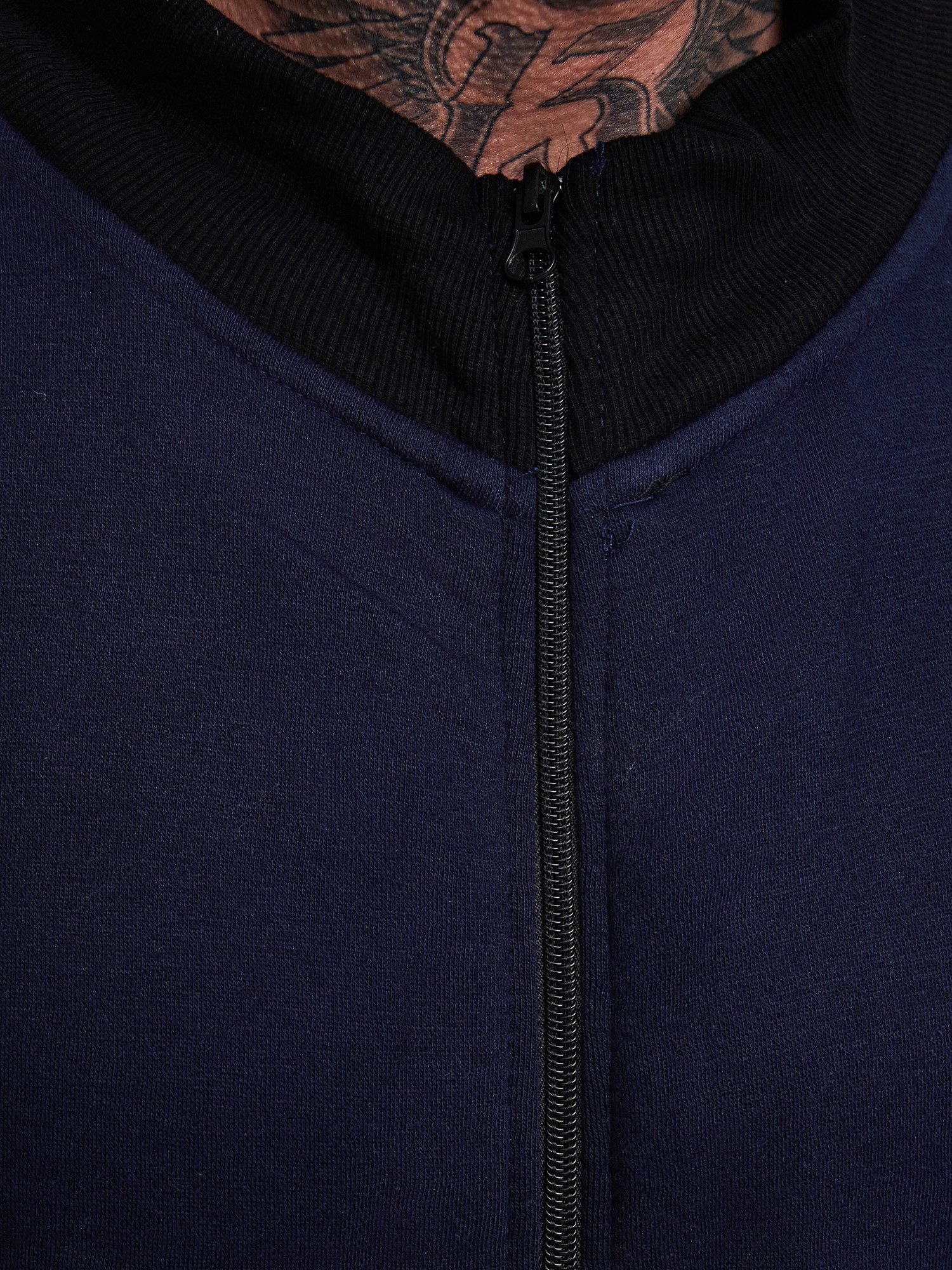 L.gonline Freizeitanzug Herren Trainingsanzug Freizeitanzug ohne Kapuze 500A (2-tlg., Zipperjacke und Hose), Fitness Freizeit Casual