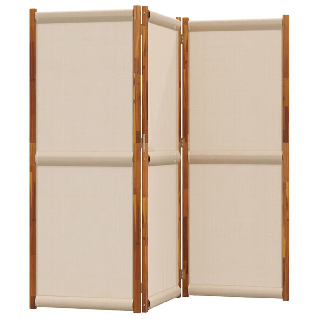 vidaXL Raumteiler 3-tlg. Paravent Taupe 210x180 cm, 1-tlg.