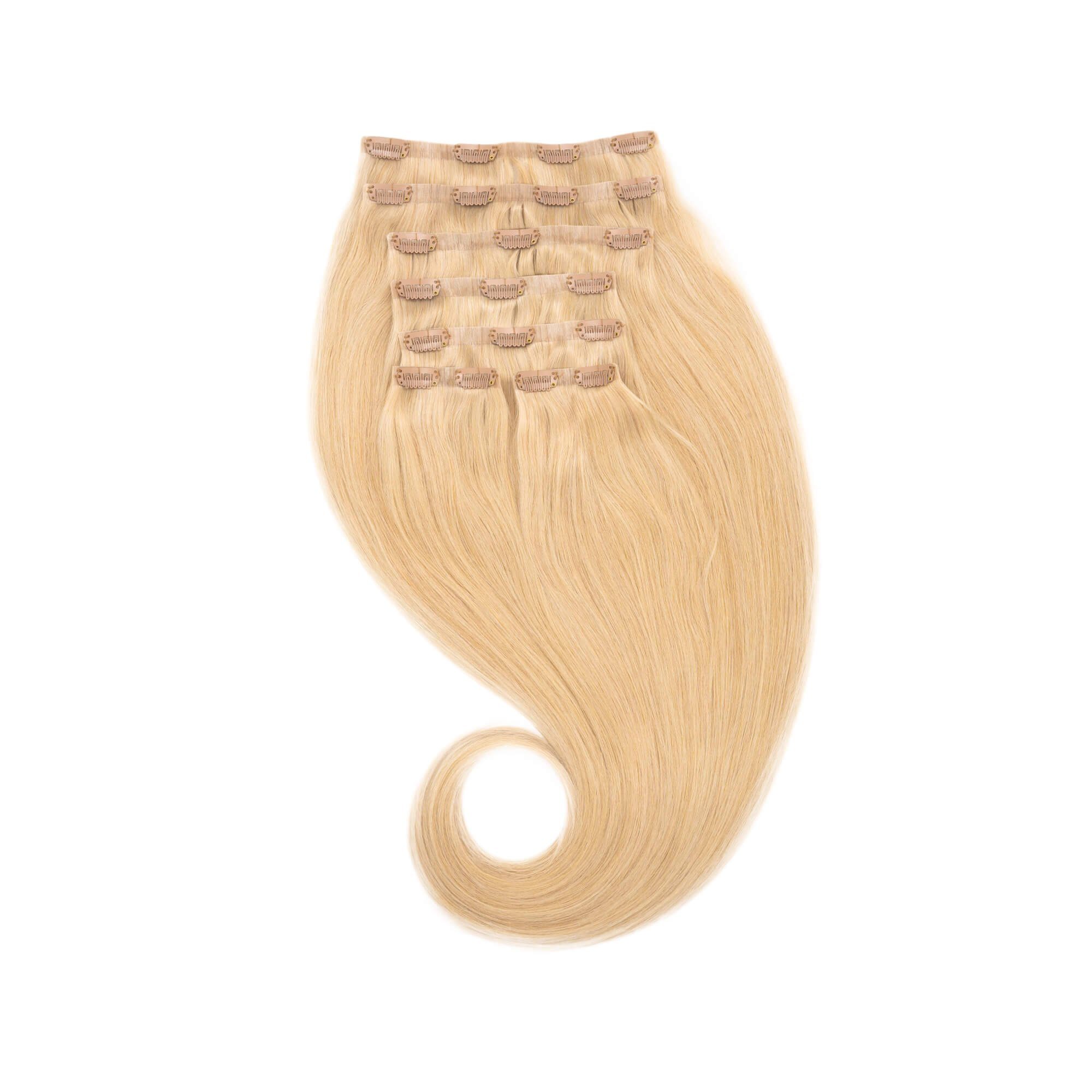 Global Extend Echthaar-Extension Clip-in-Extensions nahtlos #18 aschblond