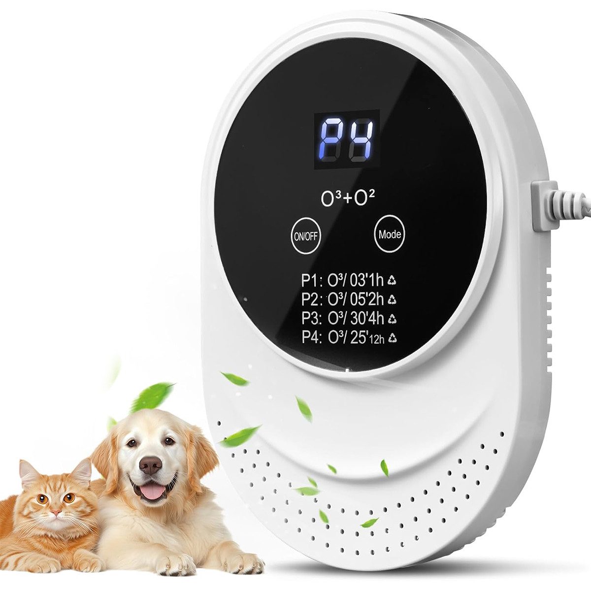 Welikera Luftreiniger Ozon Luftreiniger,Geruchsneutralisierer,mit Ozon & Ionisator, für 30 m² Räume, wandmontiert,geruchsdicht,bakterienabweisend,tierhaarabweisend