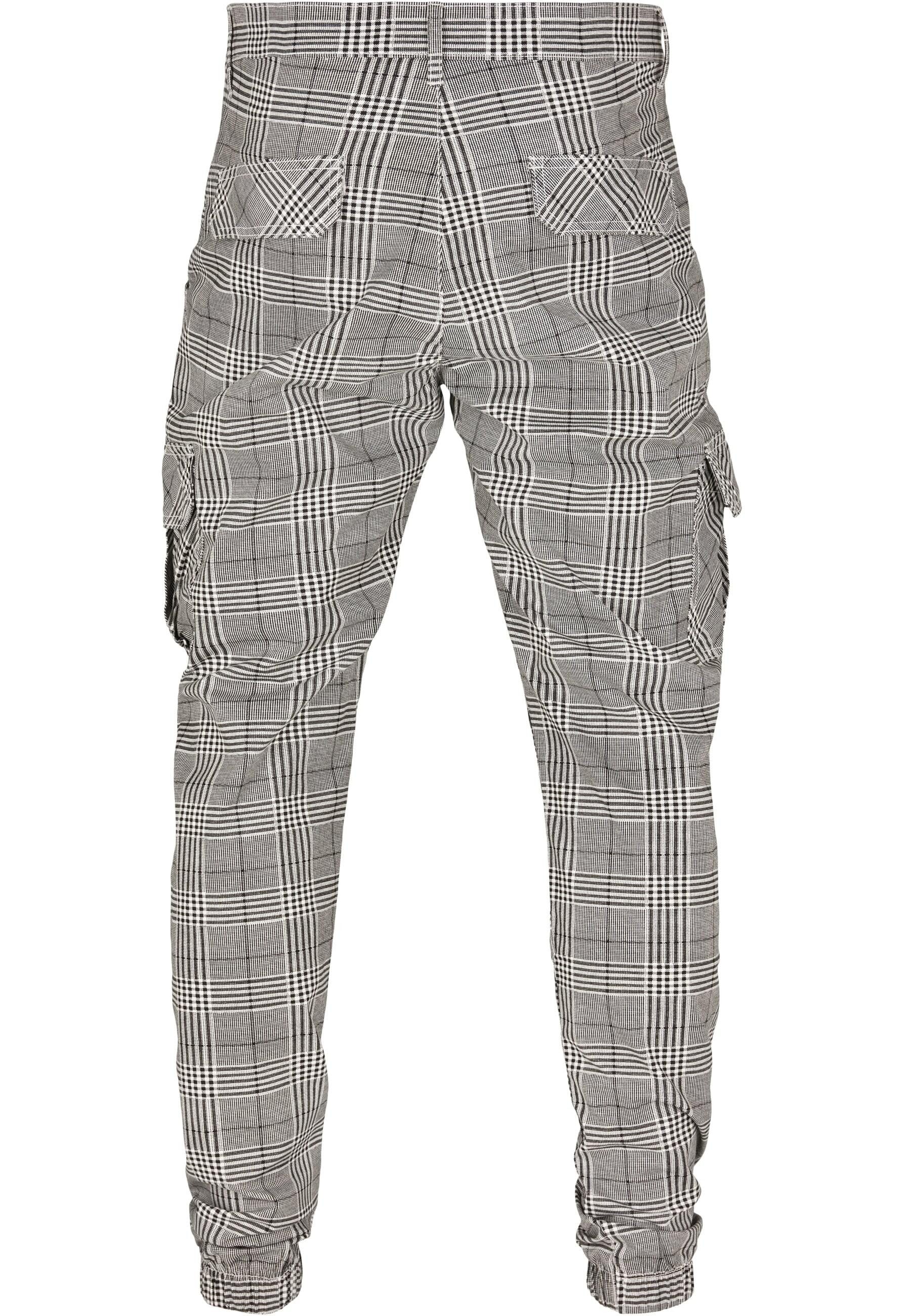 URBAN CLASSICS Cargohose Urban Classics Herren AOP Glencheck Cargo Jog Pant günstig online kaufen