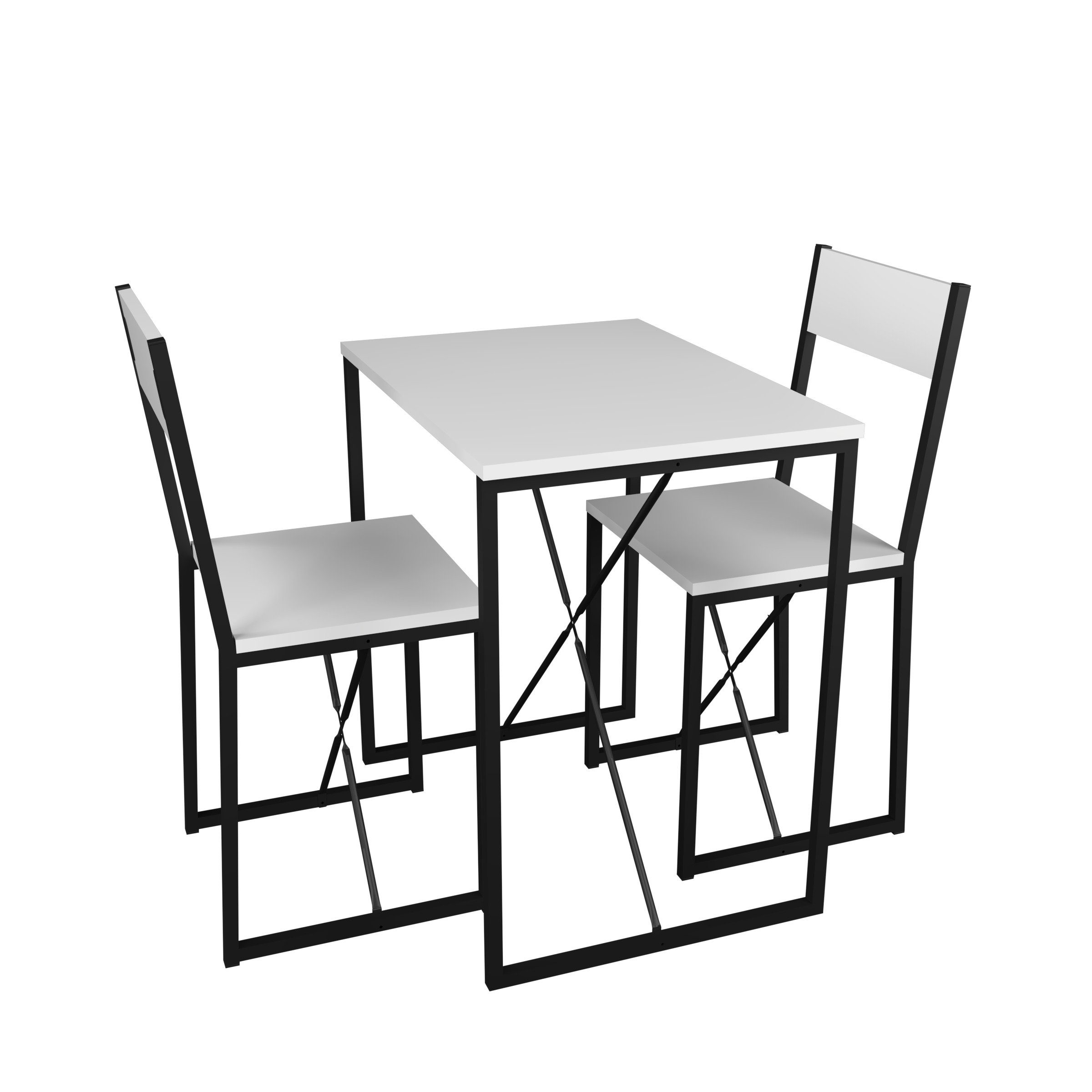 VCM Essgruppe 3-tlg. Metall Essgruppe Tischgruppe Set Insasi M günstig online kaufen