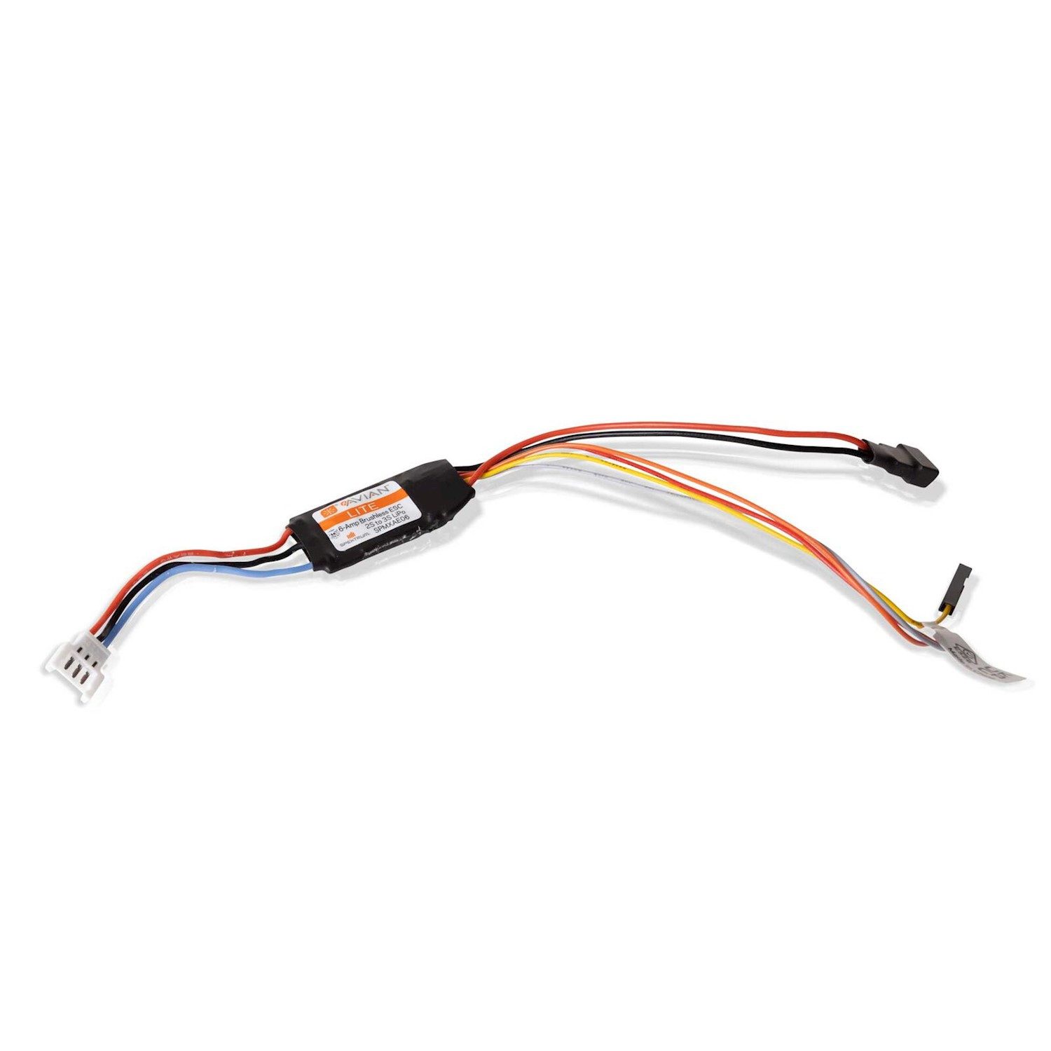 Spektrum Spektrum Avian 6-Amp Smart Lite Brushless Regler ESC 2S-3S UMX 3-Pin RC-Fernsteuerung
