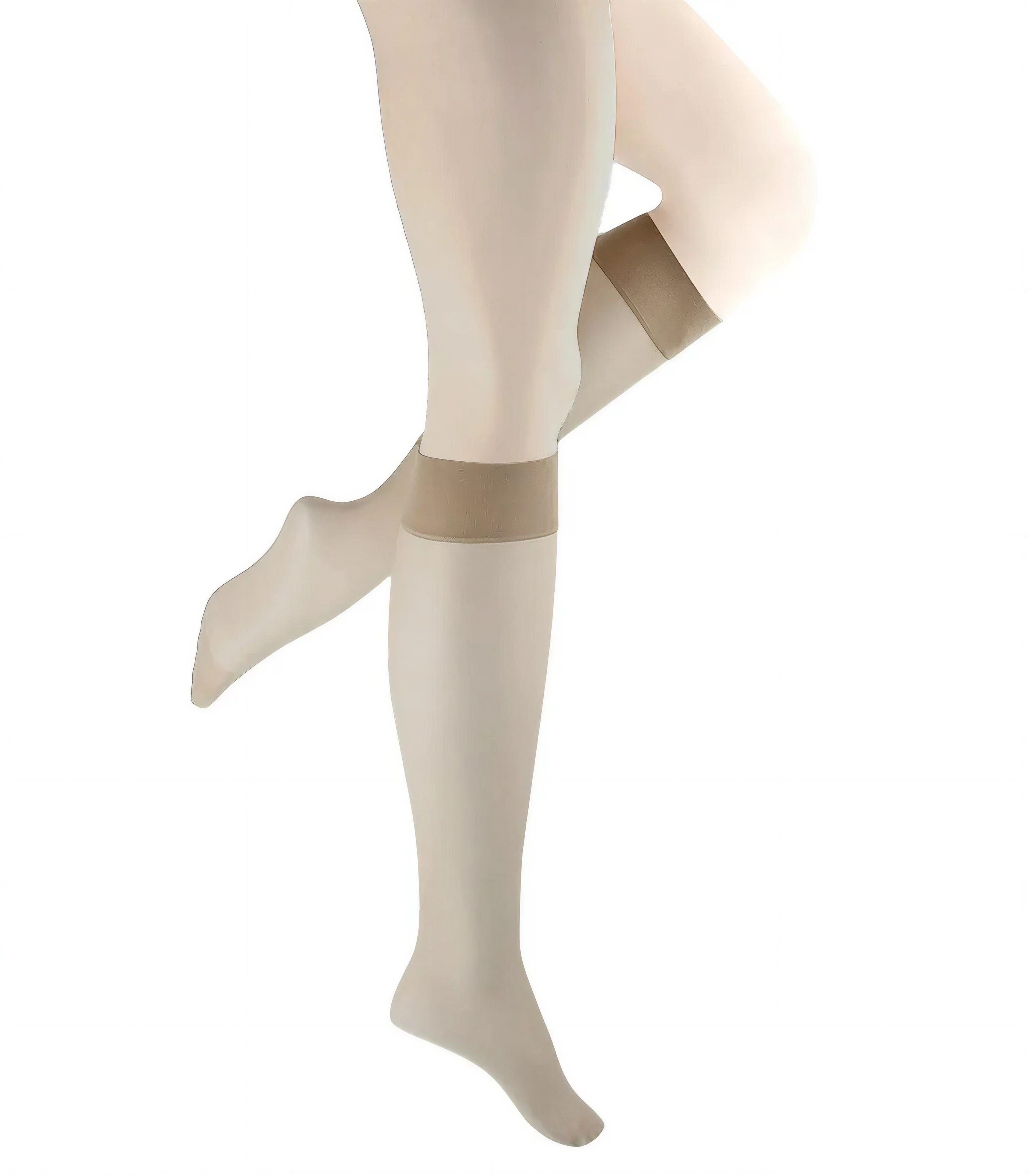 Wilox Kniestrümpfe Damen MELBOURNE (Spar-Set, 2-Paar, 2 Paare) elegant