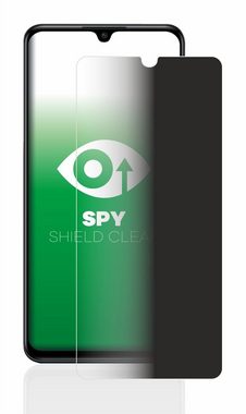 upscreen Blickschutzfolie für Huawei P30 lite, Displayschutzfolie, Blaulichtfilter Privacy Folie Schutzfolie Sichtschutz klar Anti-Spy