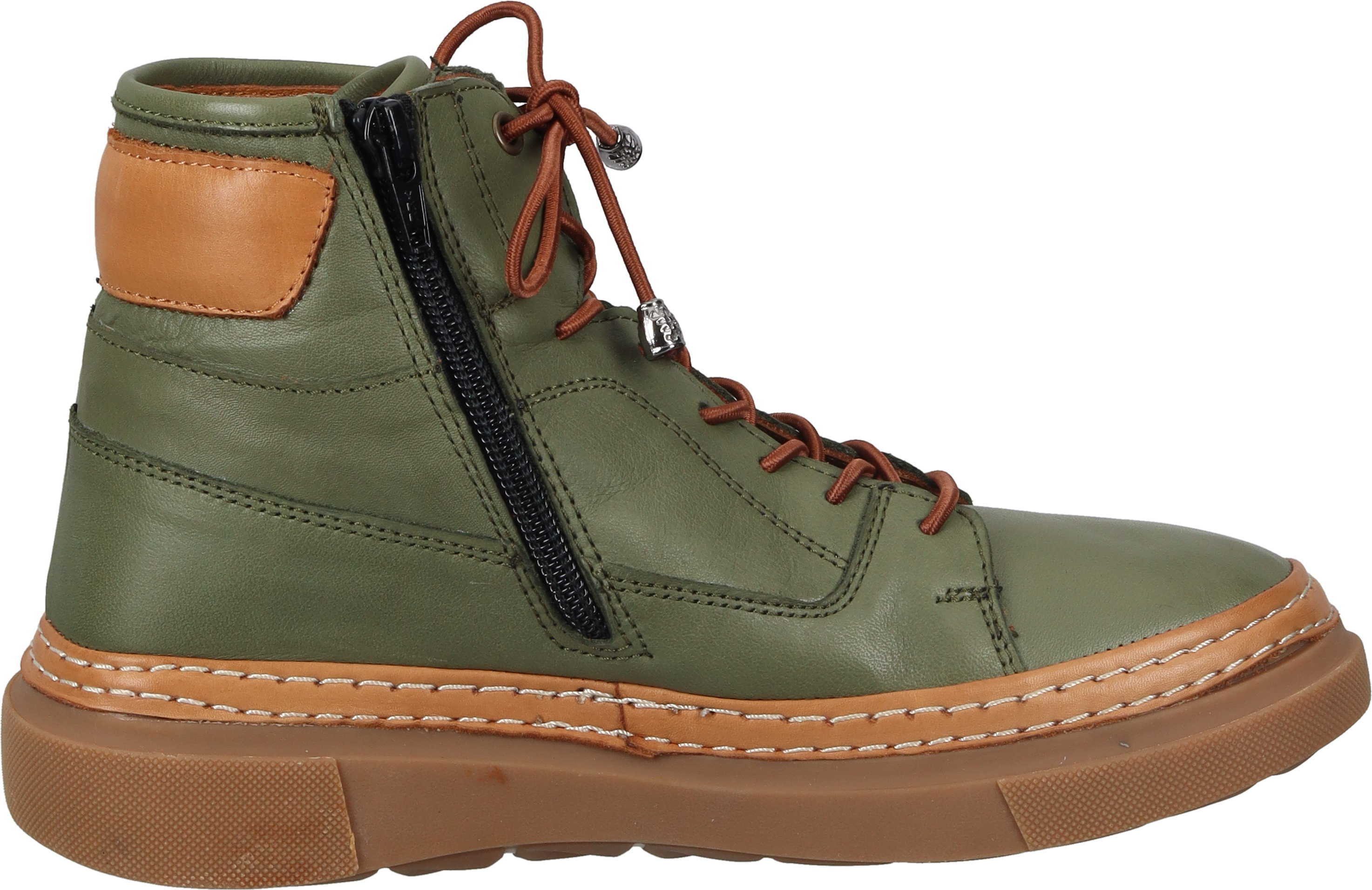 Manitu Stiefeletten Schnürstiefelette aus echtem Leder