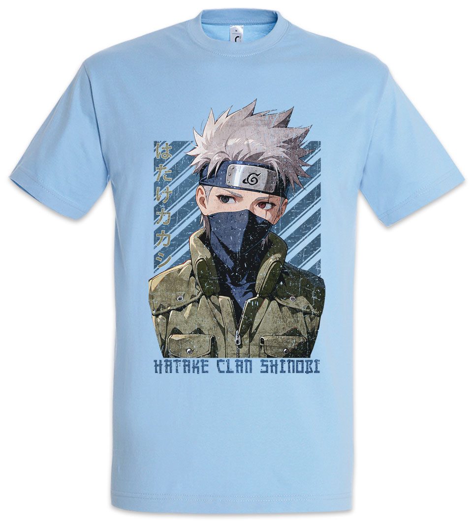 Urban Backwoods Print-Shirt Hatake Clan Herren T-Shirt Shinobi System Anime günstig online kaufen