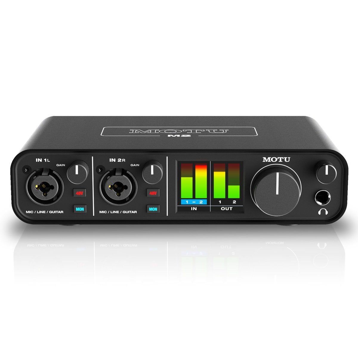 Motu-Audio MOTU M2 2-Kanal USB Audio-Interface Digitales Aufnahmegerät (2-Kanal USB-Audio-Interface)