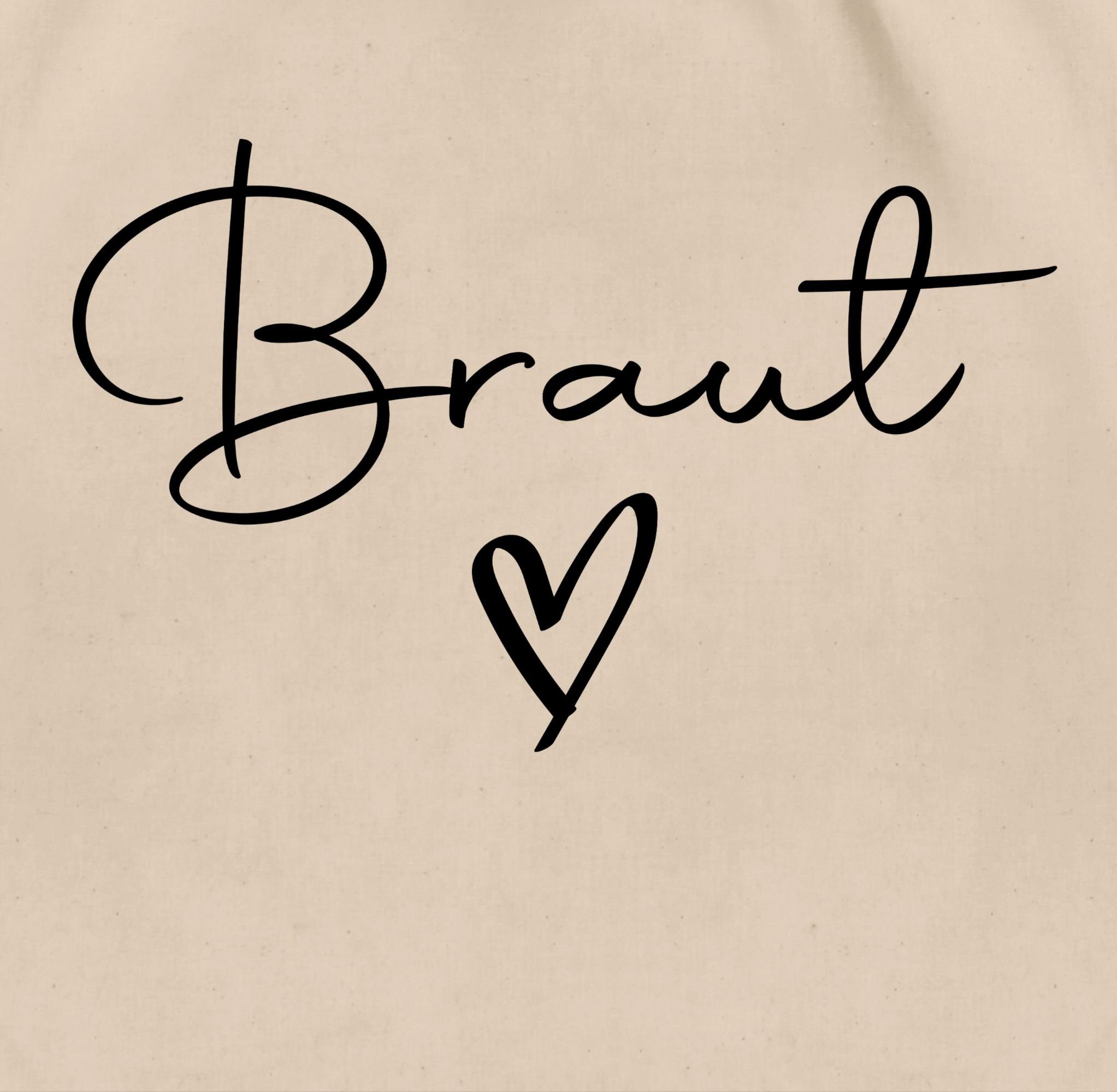 Shirtracer Turnbeutel Braut Bride, JGA Junggesellenabschied Frauen