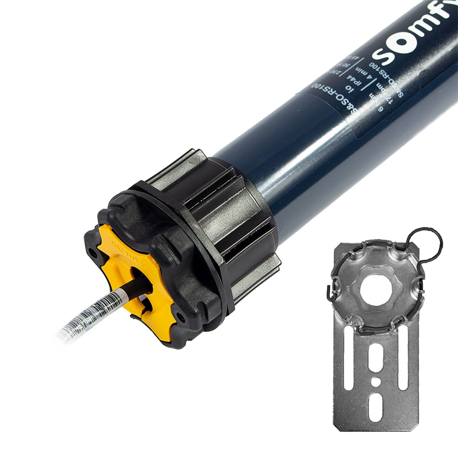 Somfy Rollladenmotor S&SO RS100 io Rollladenmotor 6-20 Nm inkl. SW60 Adapter + Lager
