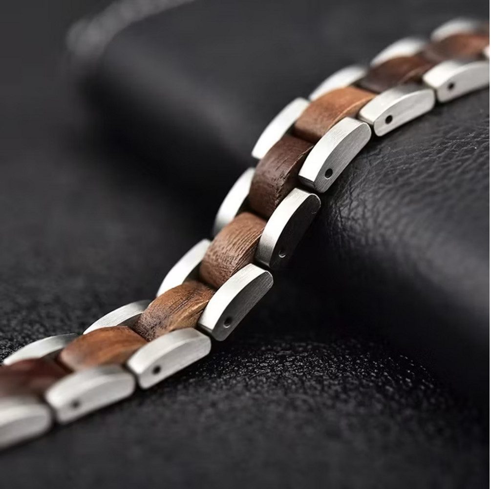Holztick Bavaria Gliederarmband Nodus, poliertes Edelstahl günstig online kaufen