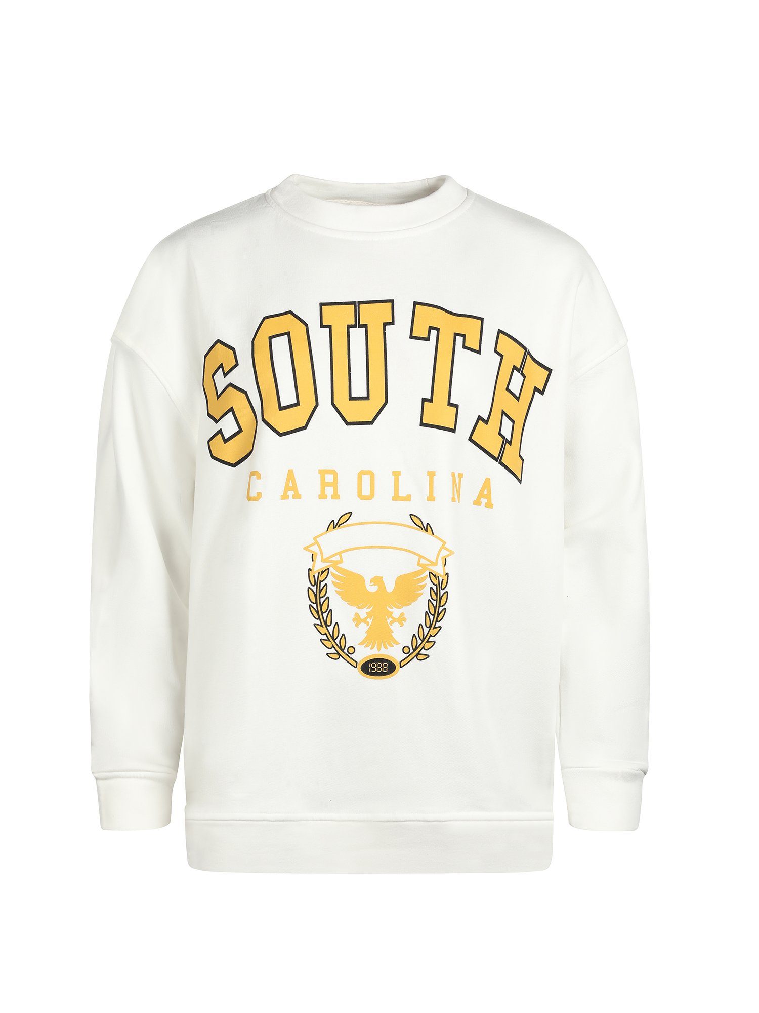 Carolina Freshlions Freshlions Sweater Weiß Chic-Sweatshirt South keine Angabe Ohne,
