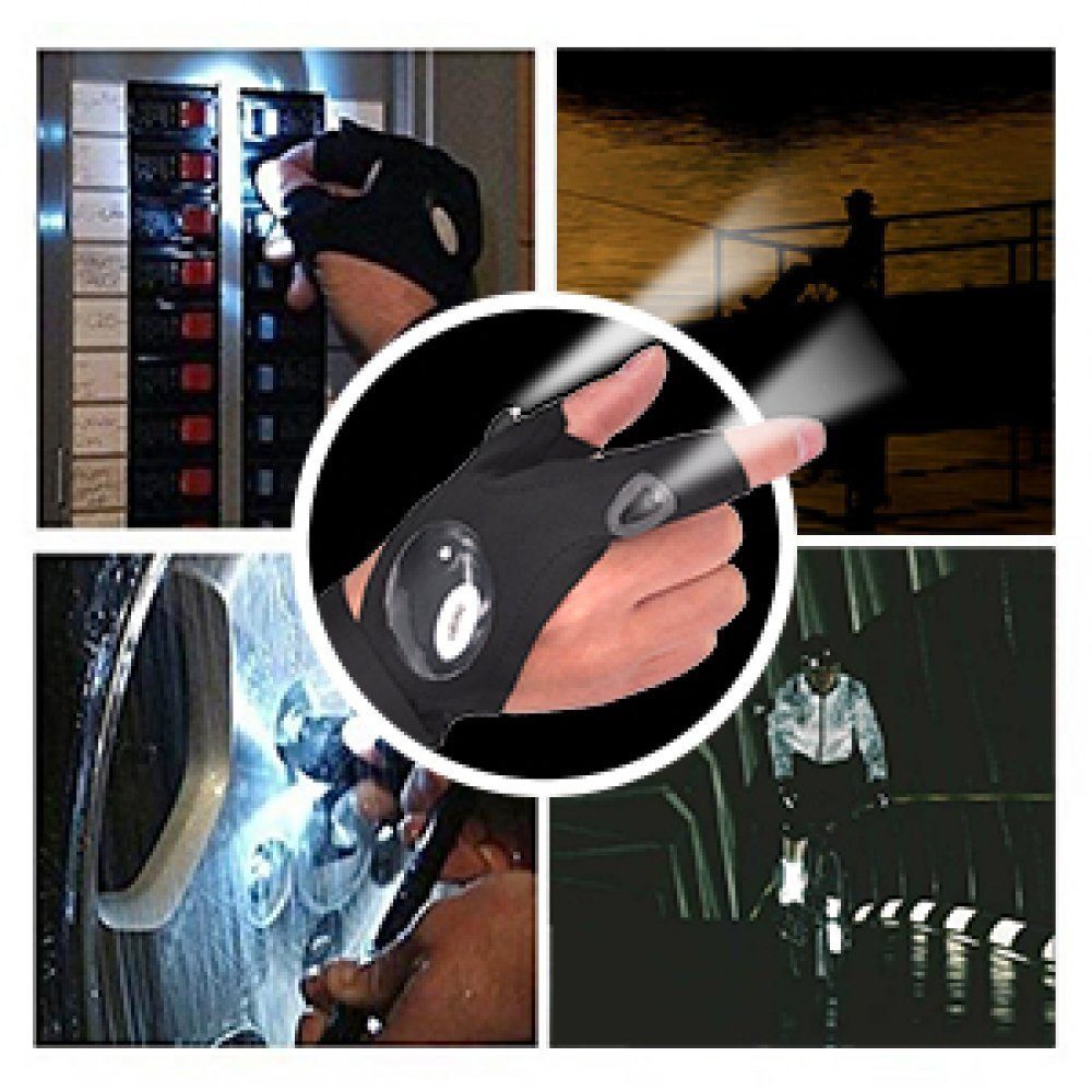LED-Taschenlampe Taschenlampe Gontence (2-St) Taschenlampe Handschuhe