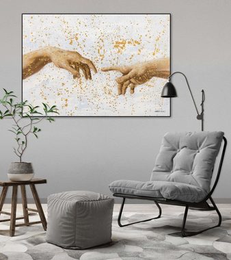 KUNSTLOFT Gemälde Ein Ebenbild Gottes 100x70 cm, Leinwandbild 100% HANDGEMALT Wandbild Wohnzimmer