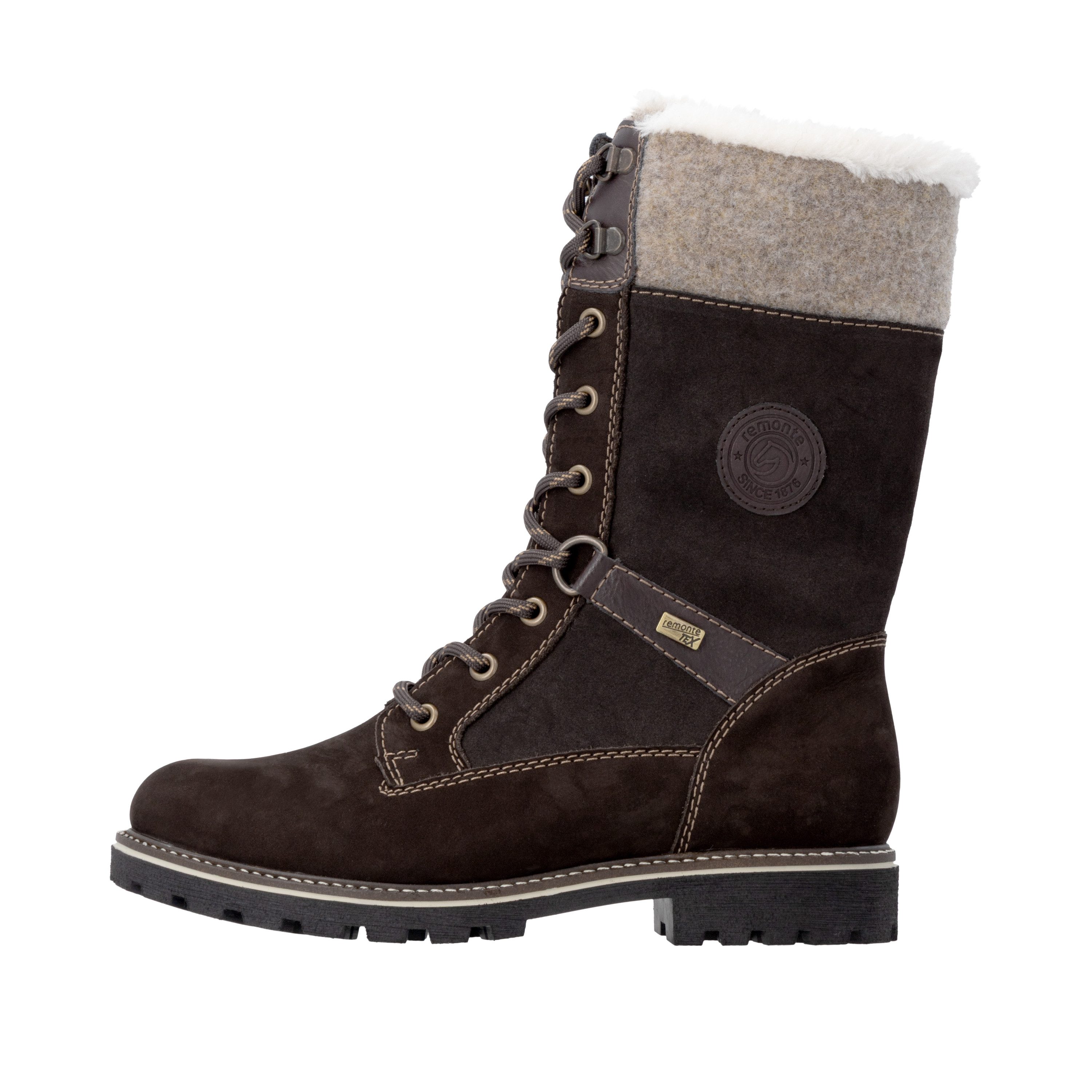 Remonte Winterstiefel Schnürstiefel mit wasserabweisender TEX-Membrane, Lammwollfutter – Bild 5 von 5