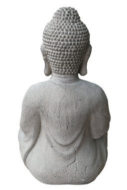 7even Buddhafigur 43cm große Buddha Figur, wetterfest aus Kunststein.