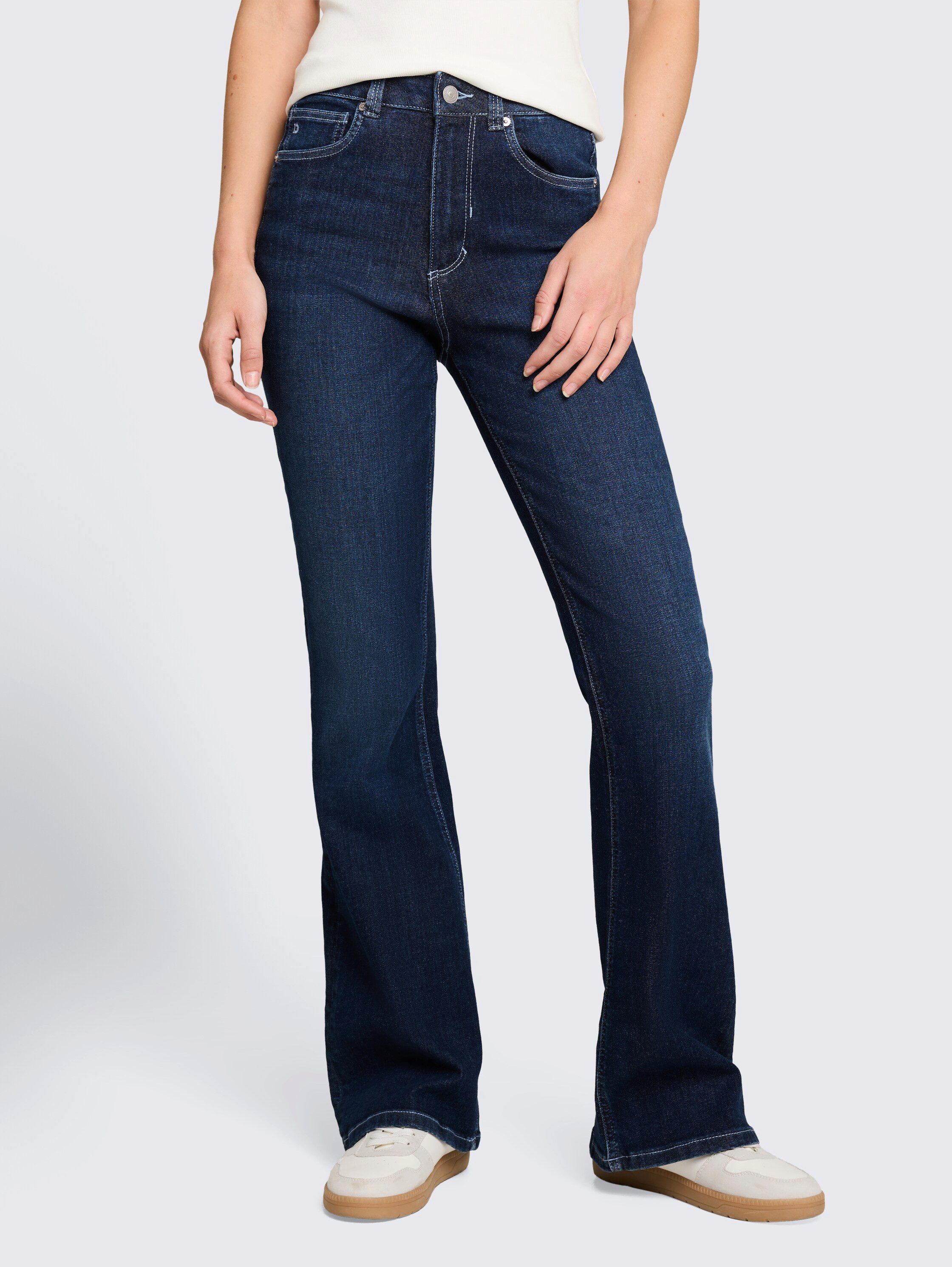 TOM TAILOR Denim 5-Pocket-Jeans Style Ava Flared mit Stretch