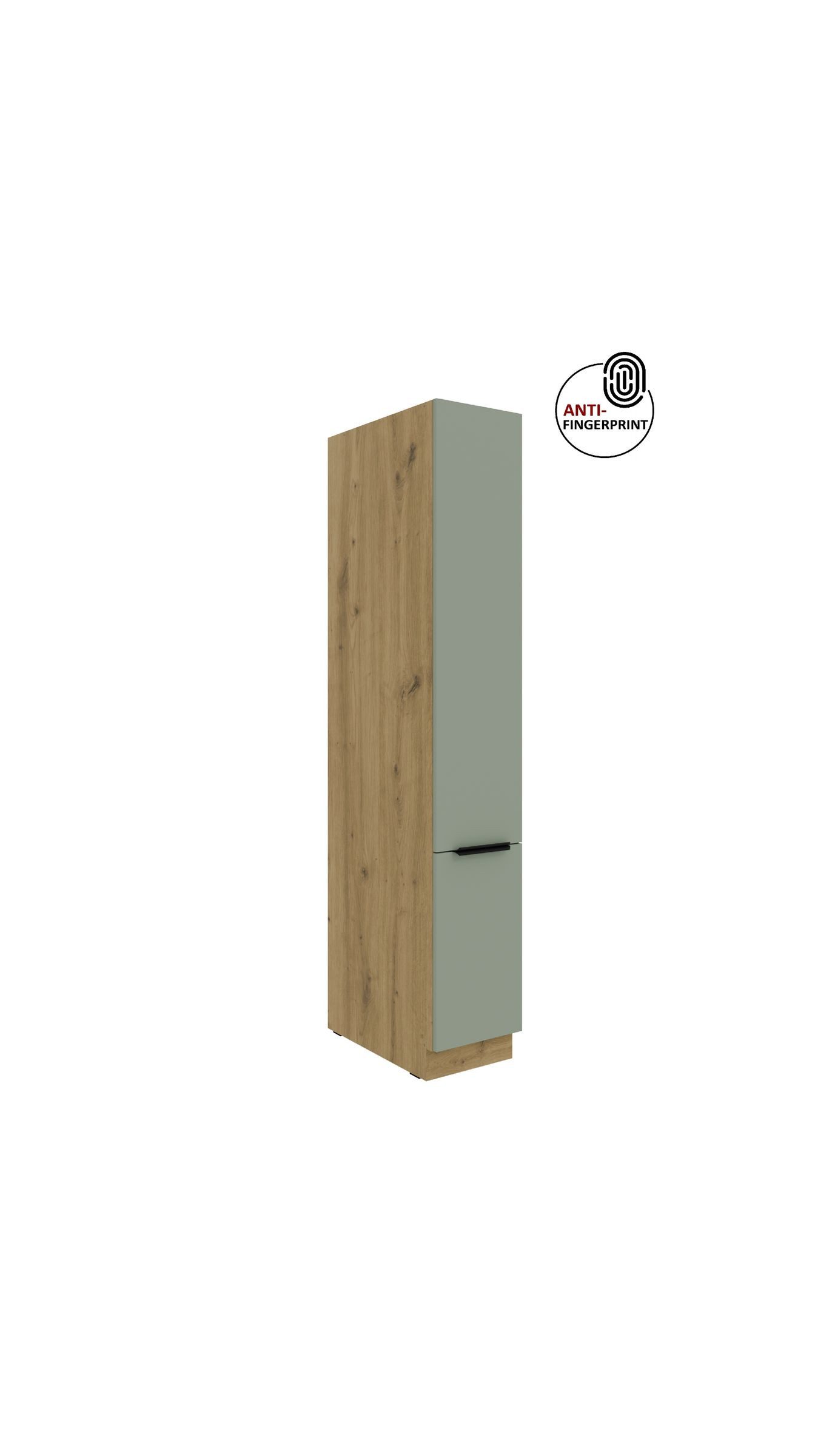 Küchen-Preisbombe Apothekerschrank 30 cm Küche ARIA Aquamarin Anti Fingerprint Küchenzeile Küchenblock